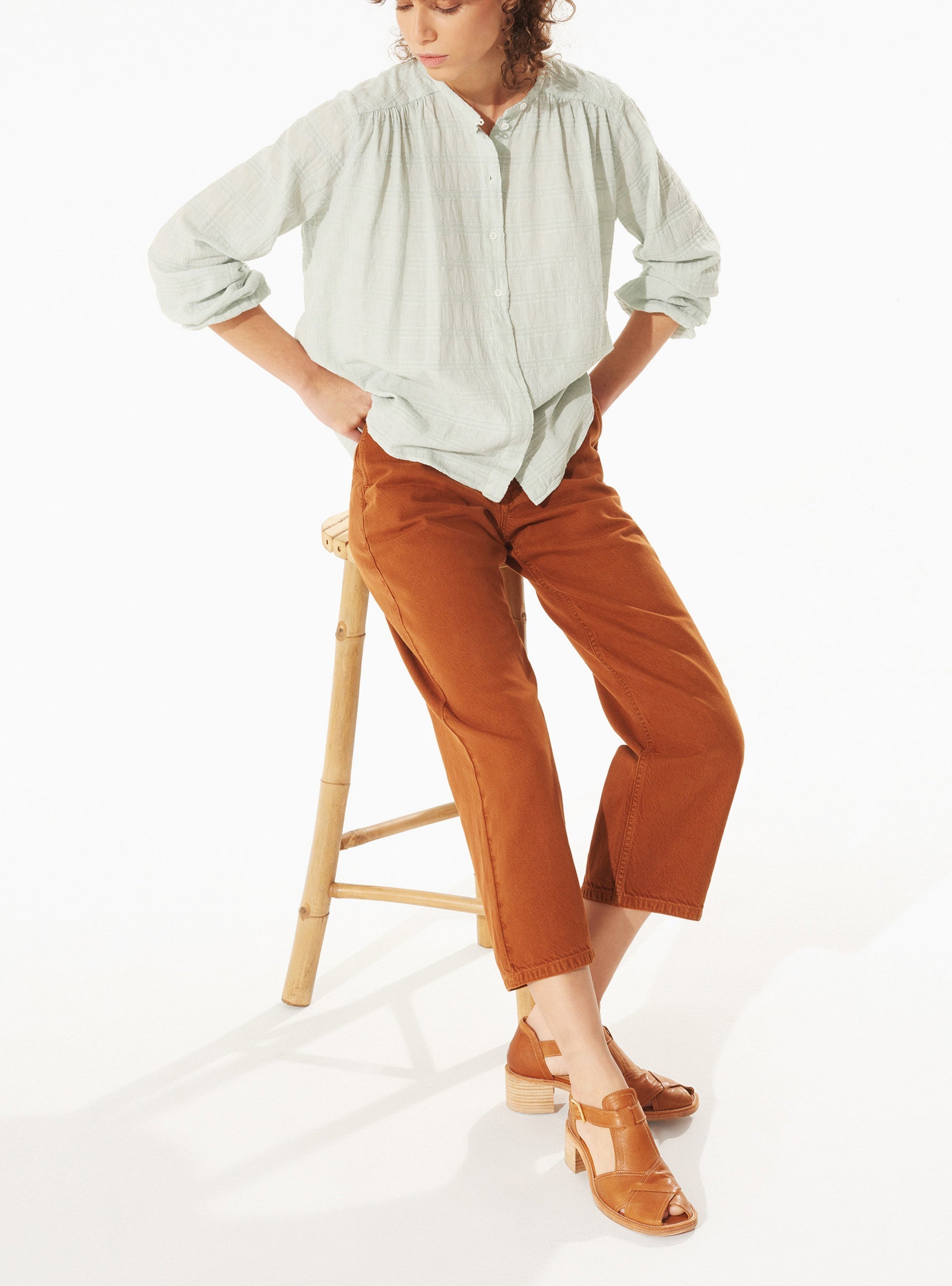Blouse acoté