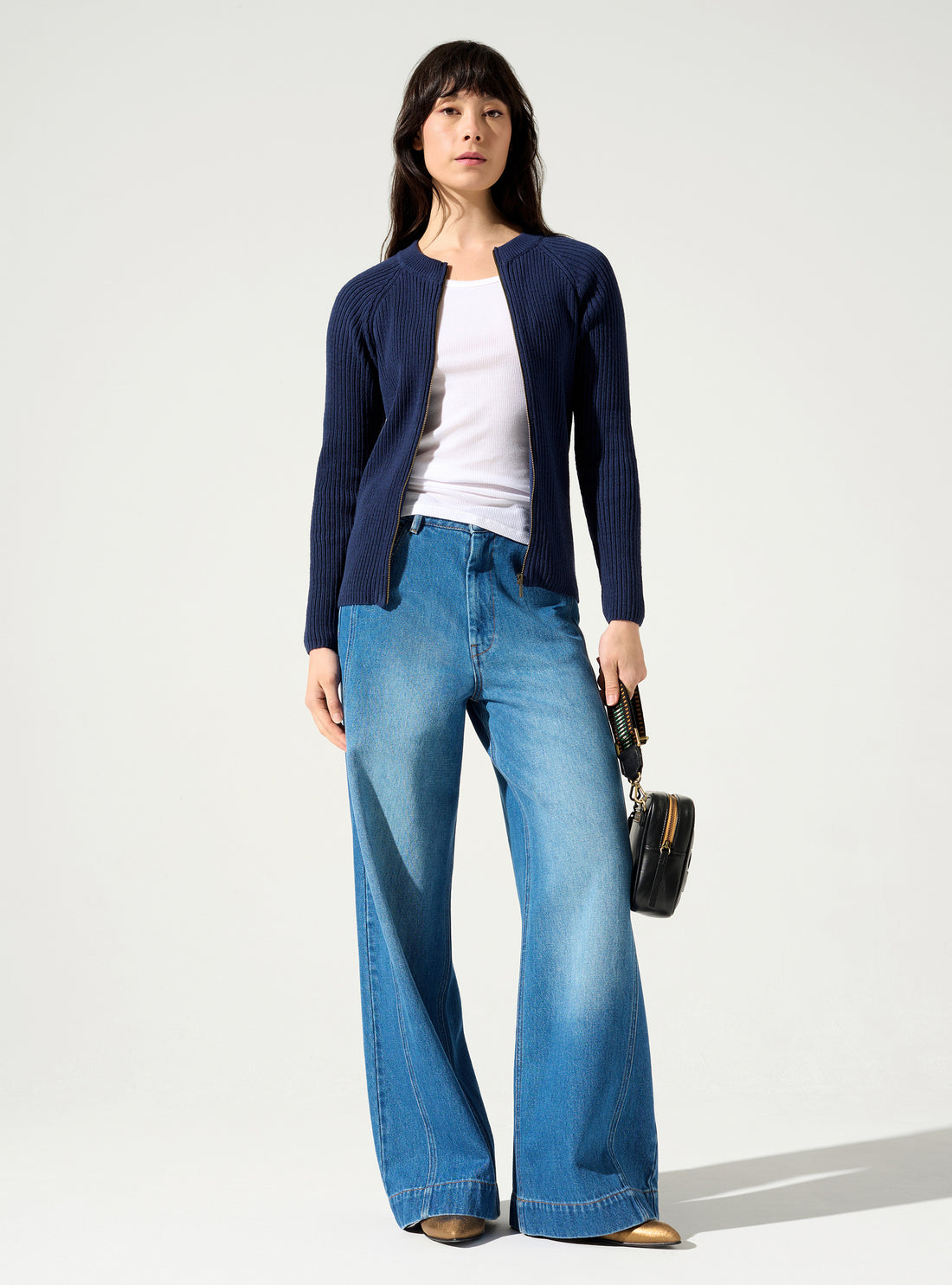 Cardigan Zippé