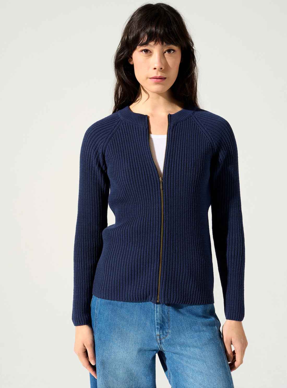 Cardigan Zippé