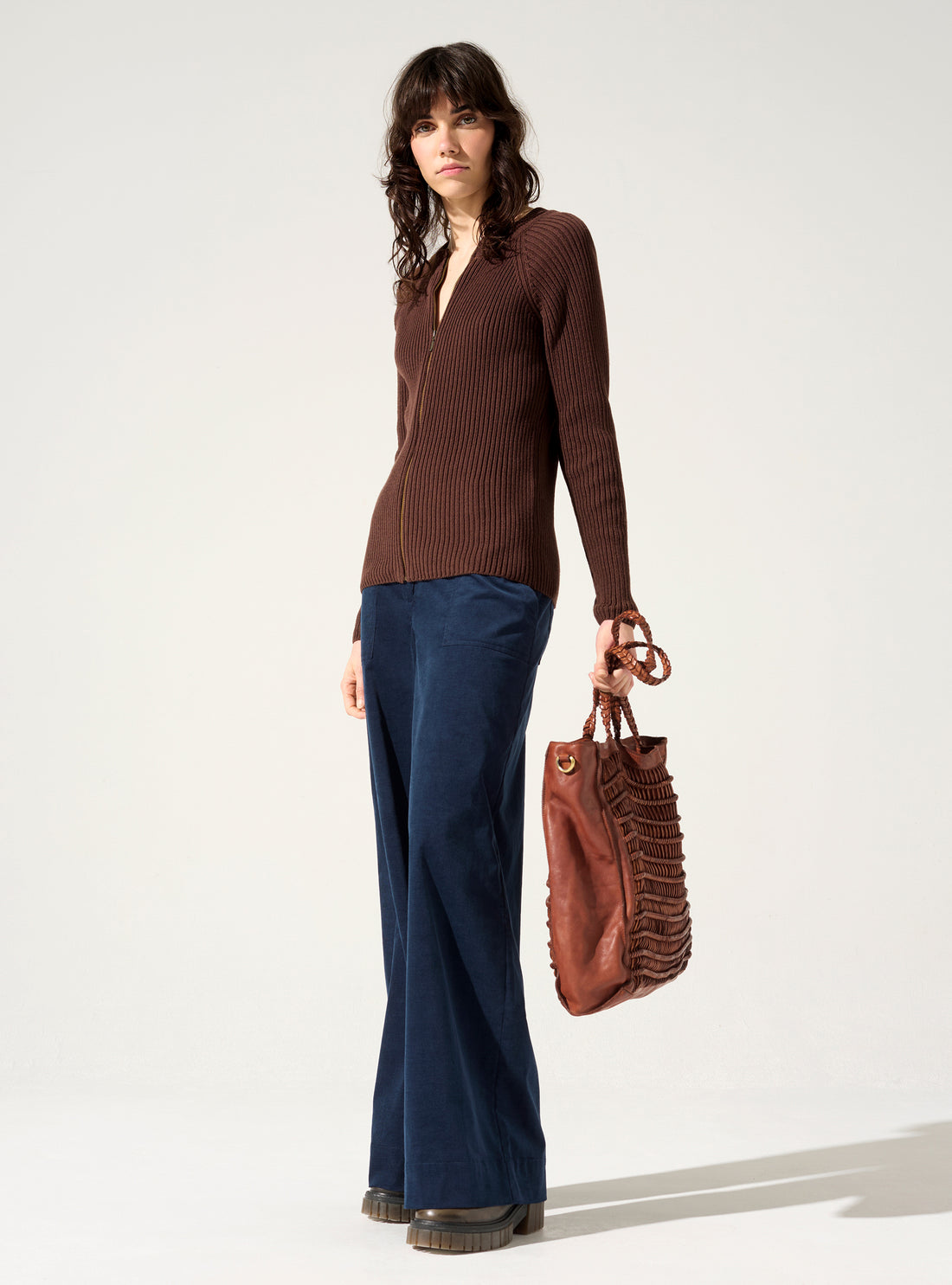 Cardigan Zippé