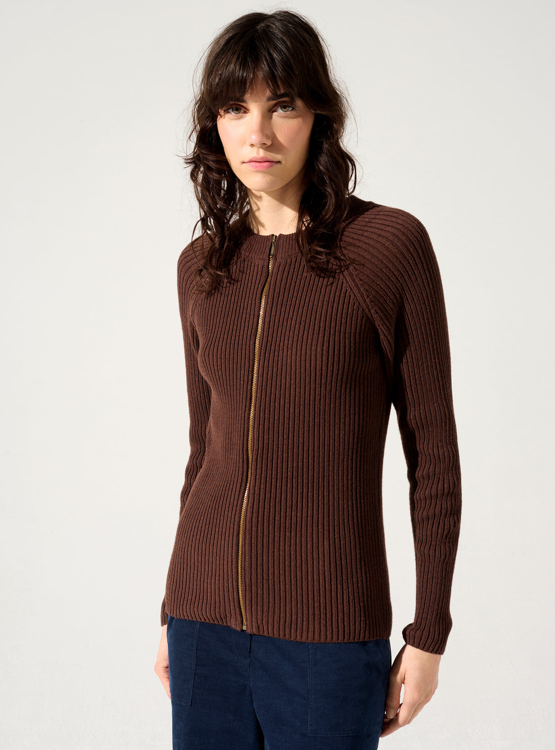 Cardigan Zippé