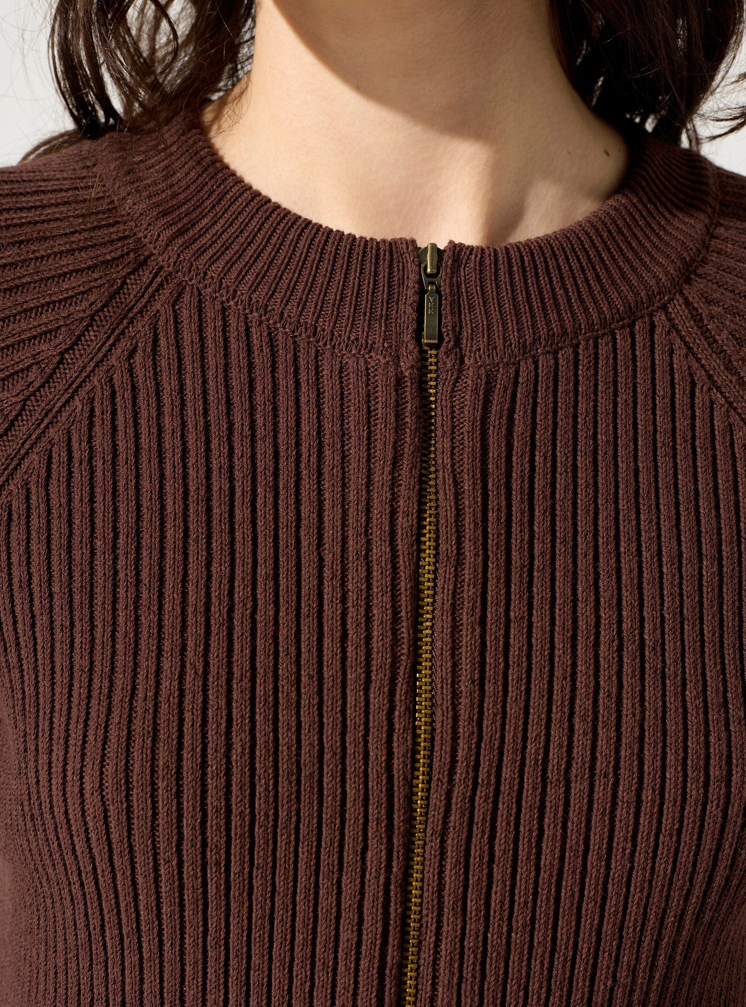 Zipped cardigan