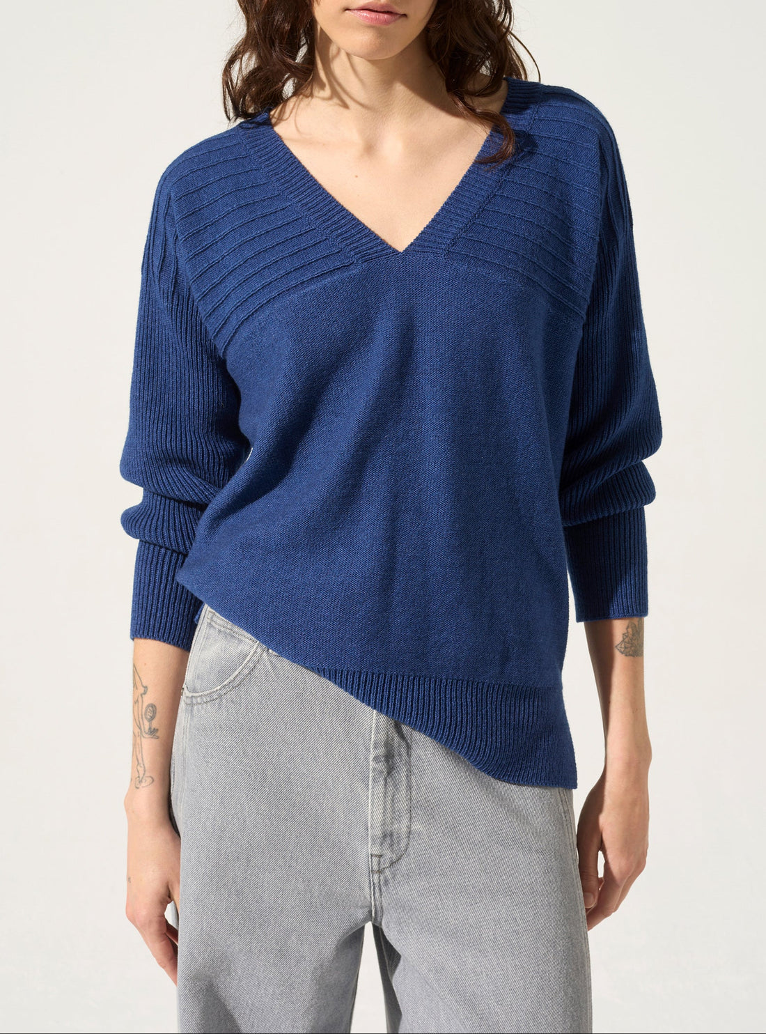 V-neck sweater