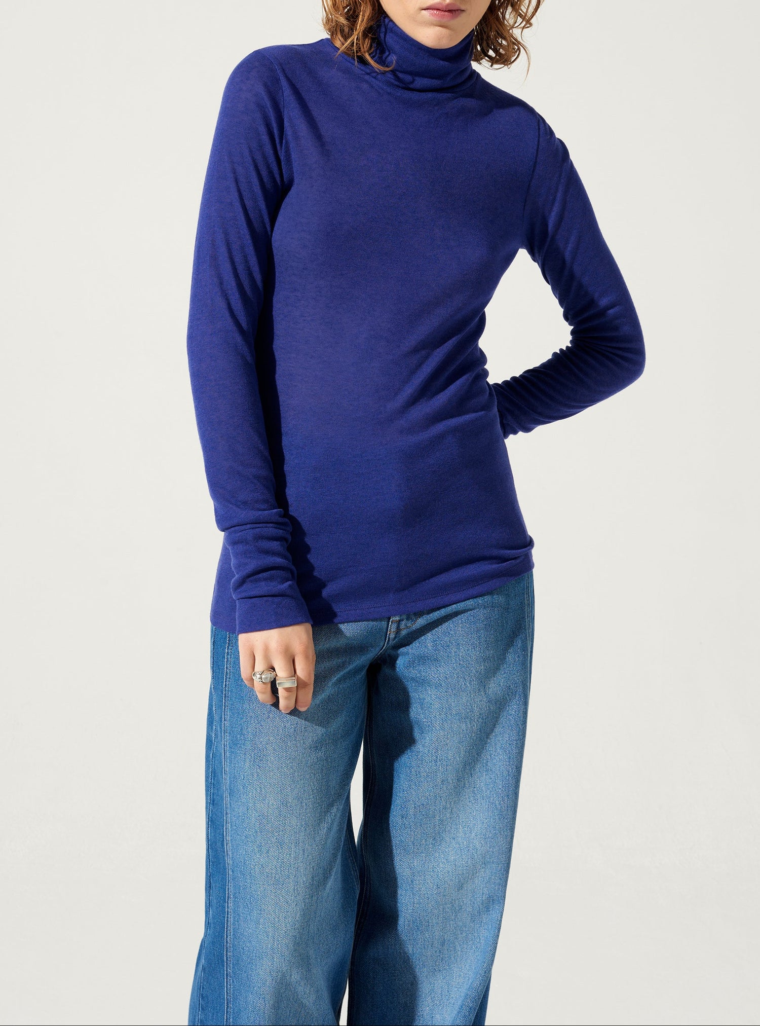 Turtleneck T-shirt