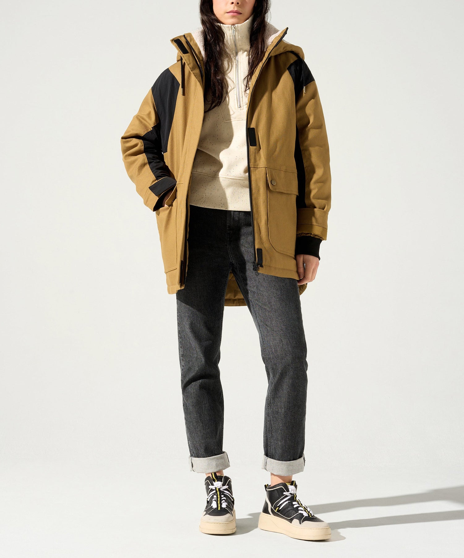 Hooded parka