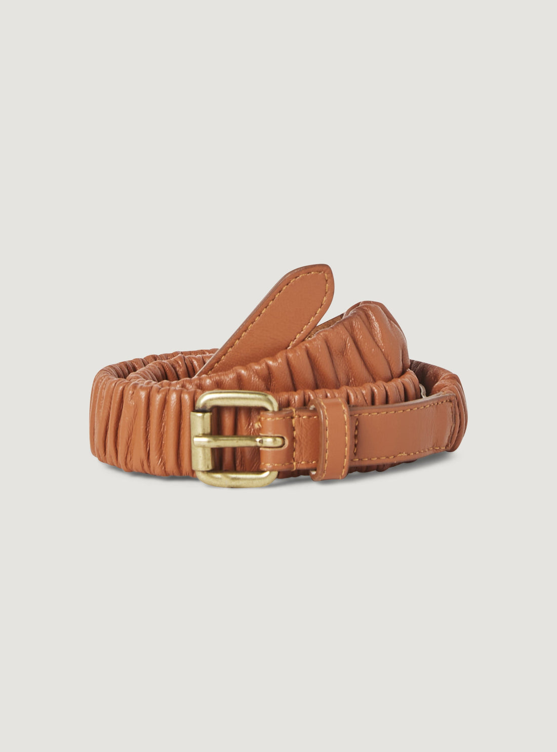 Pleated belt