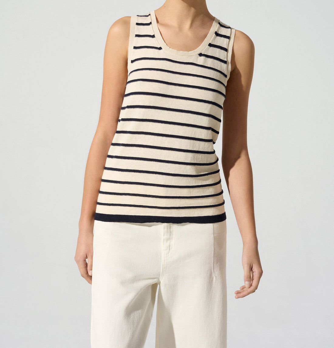 Débardeur marinière acoté 