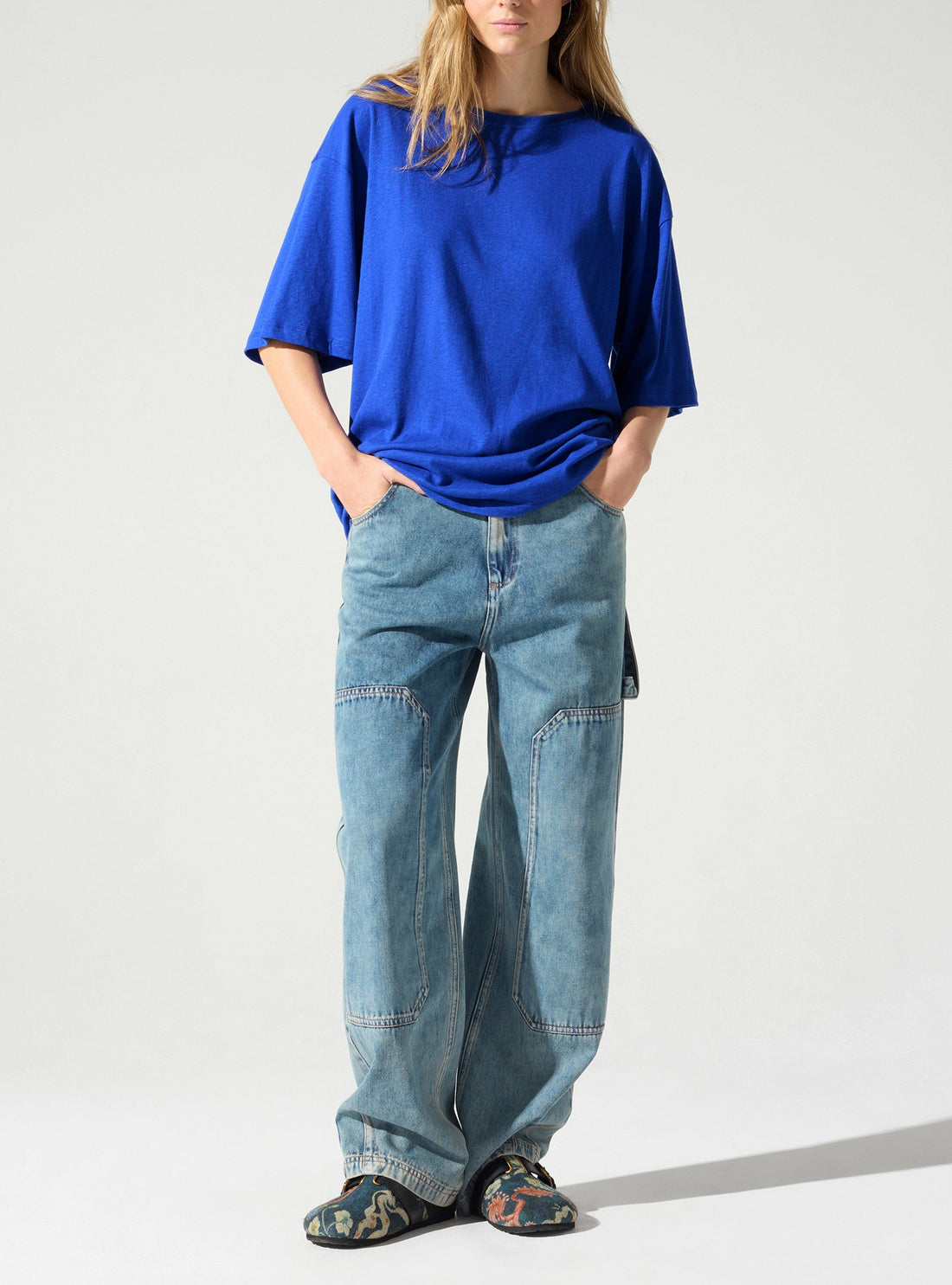 T-shirt ample acoté 