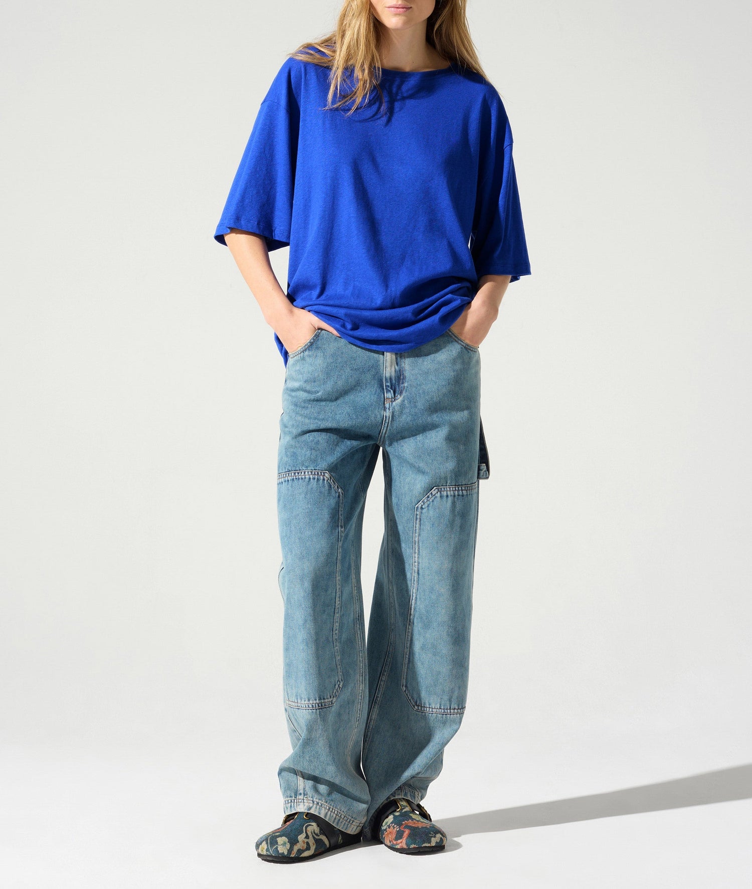 T-shirt ample acoté 