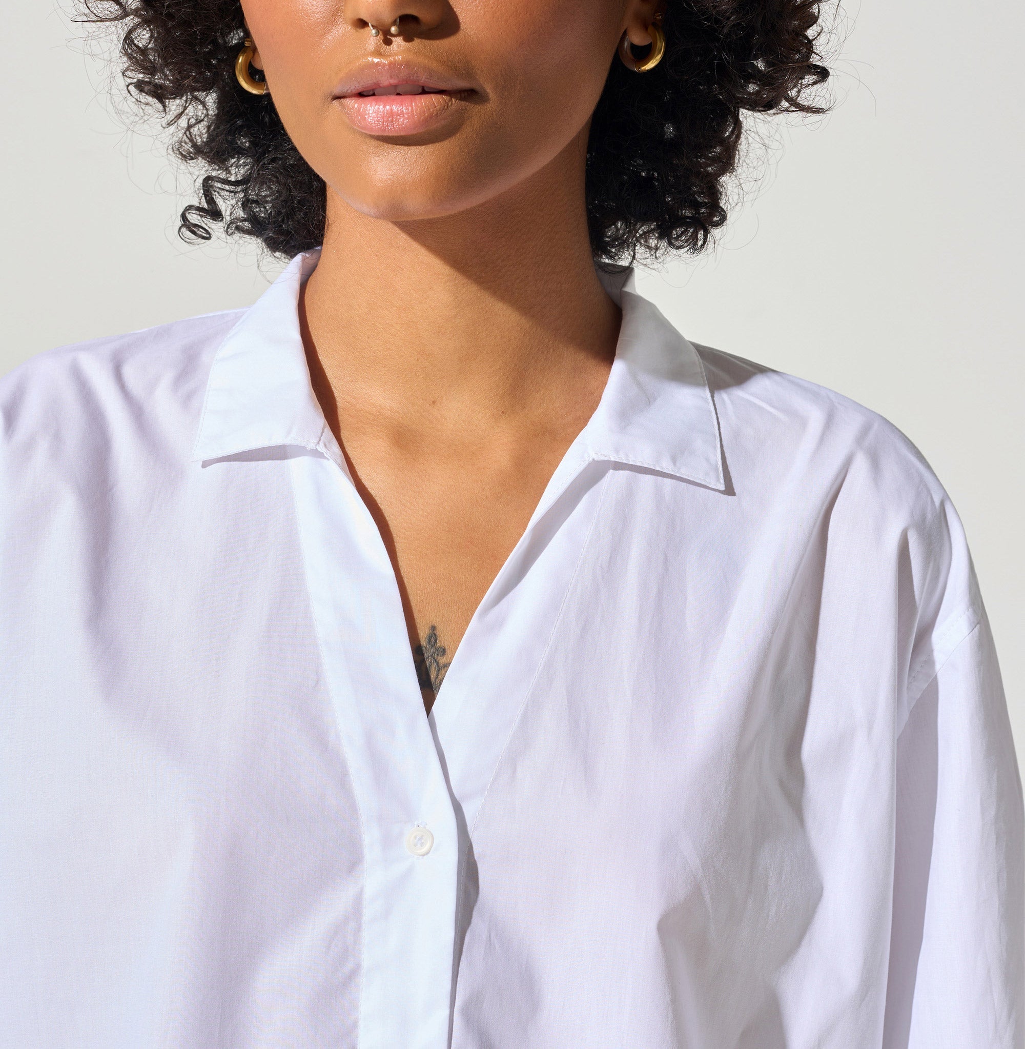 Chemise manches courtes acoté 