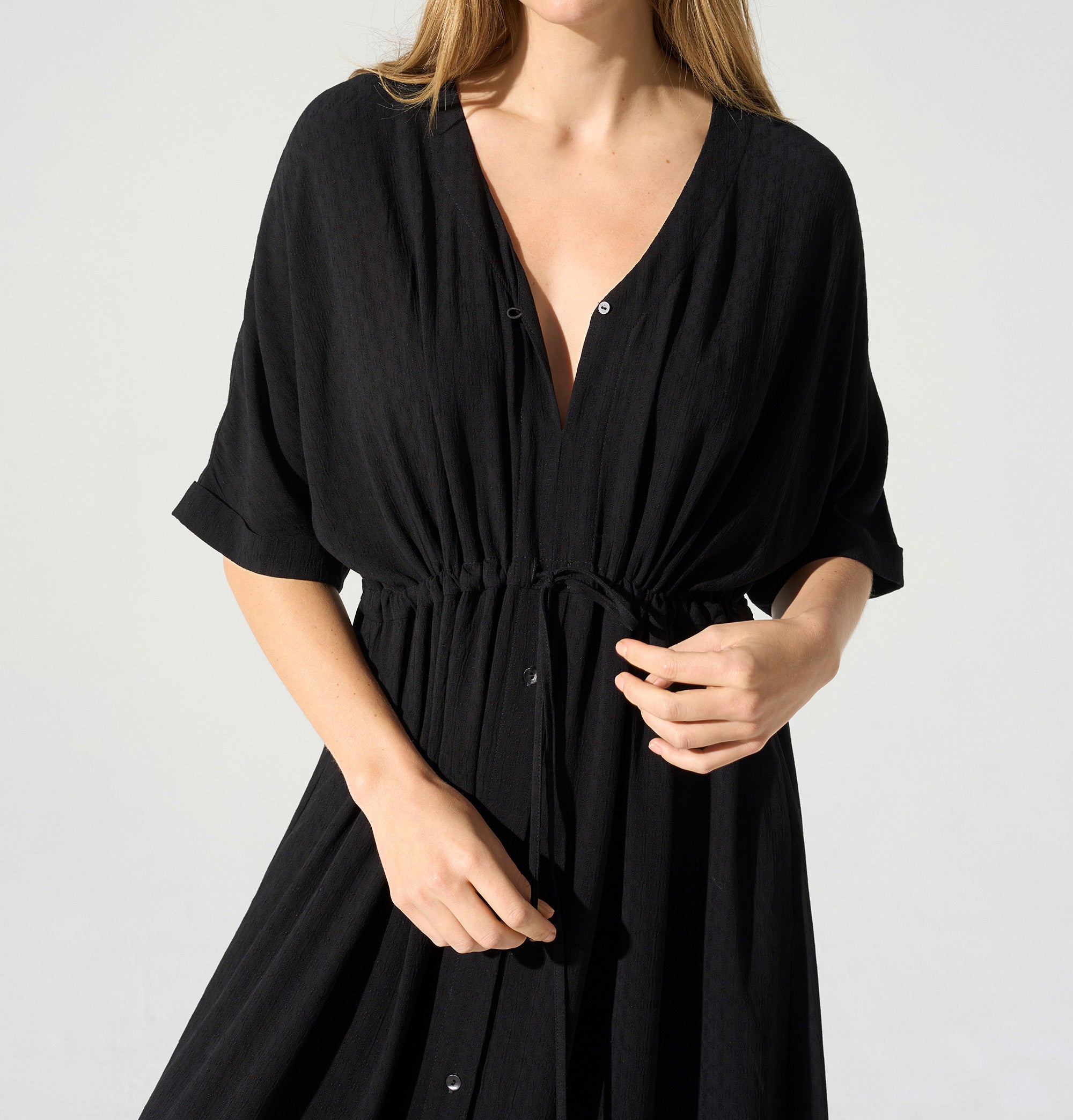 Robe longue et ample acoté 