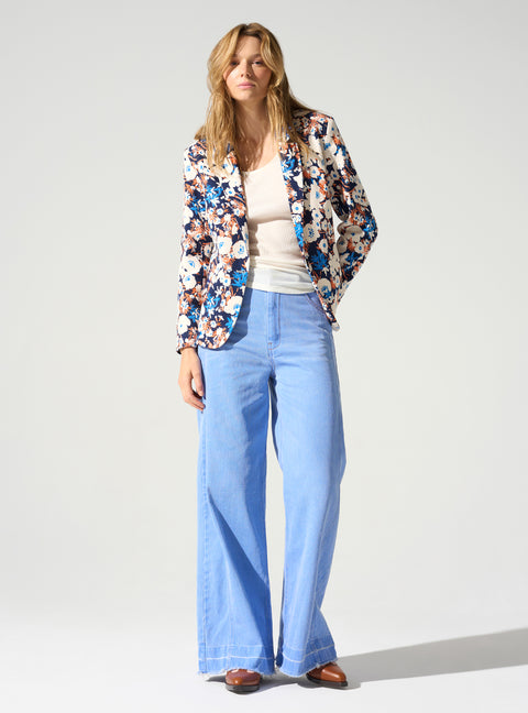 Veste blazer imprimée