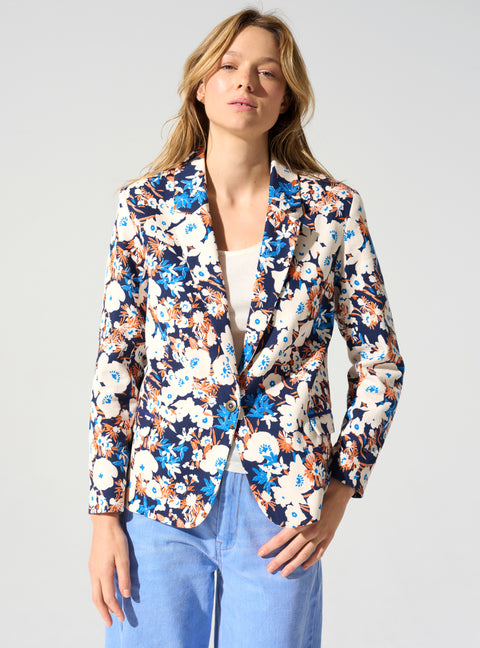 Veste blazer imprimée