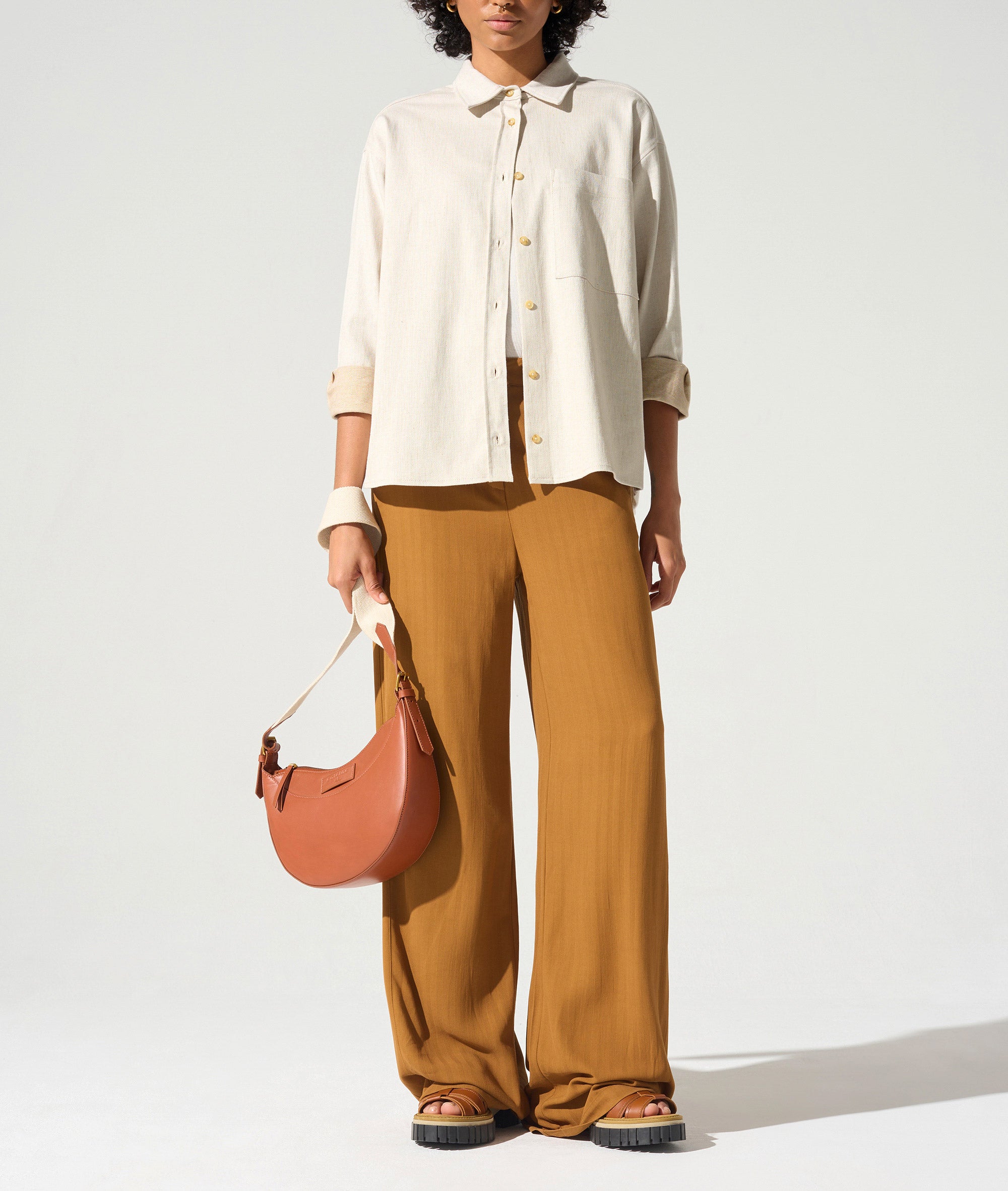 Surchemise ample acoté 