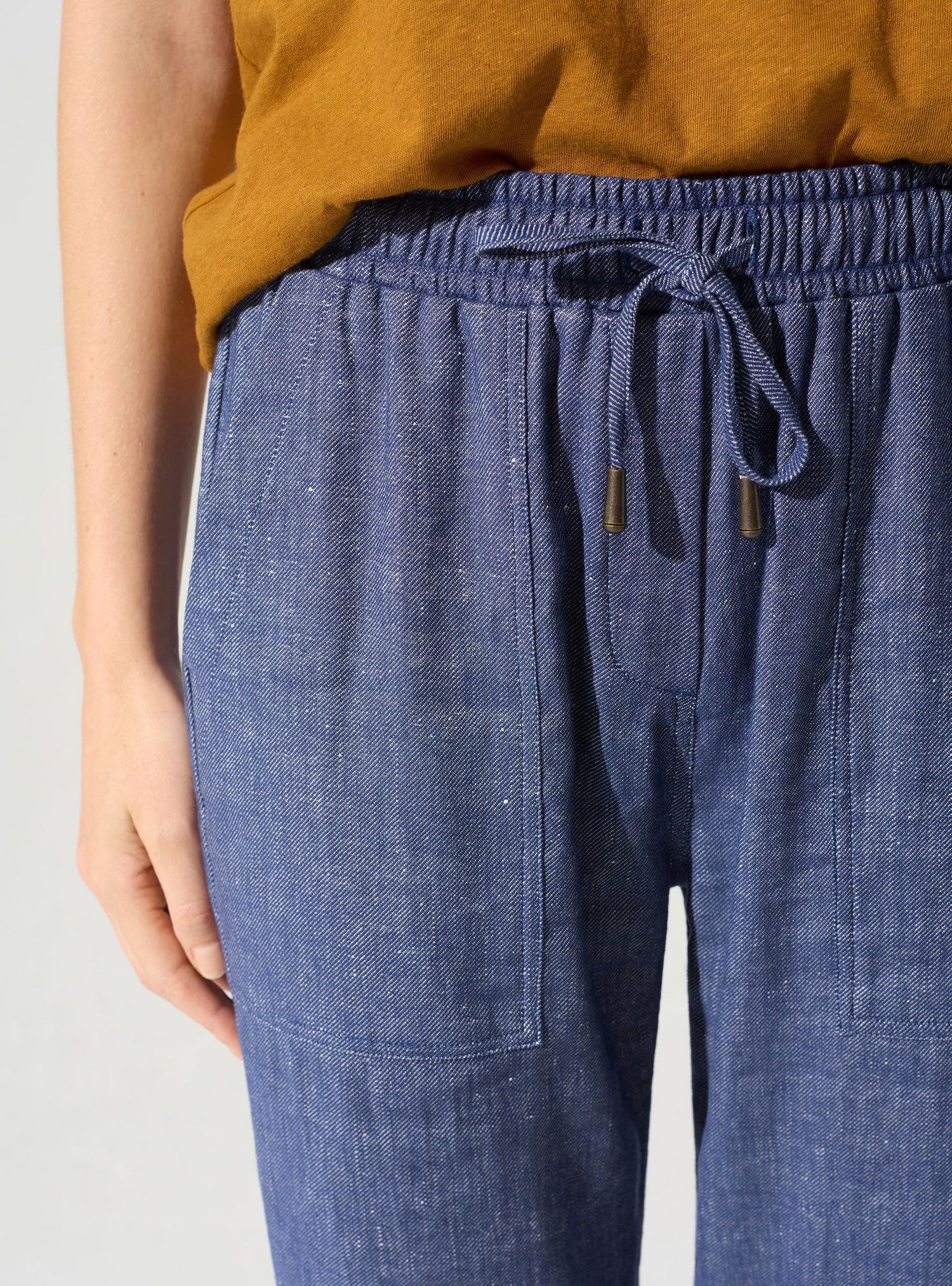 Pantalon décontracté acoté 