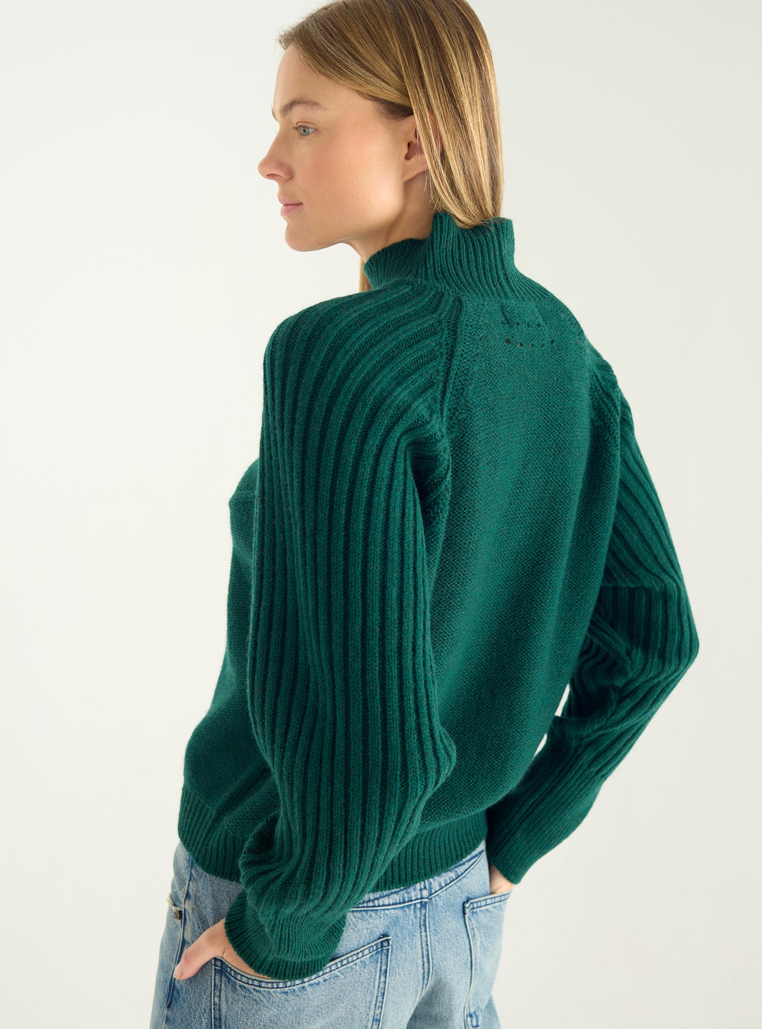 Italian wool cable sweater