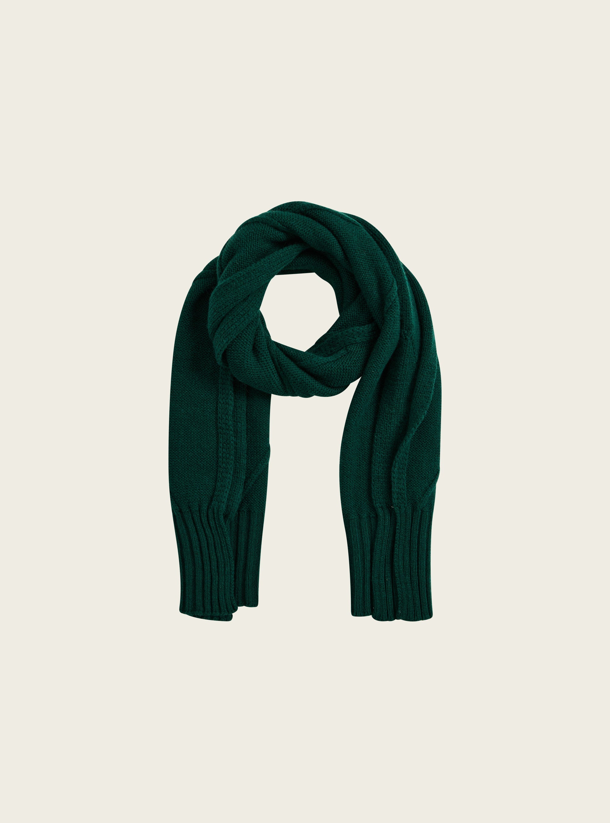 Écharpe torsadée en laine acoté 