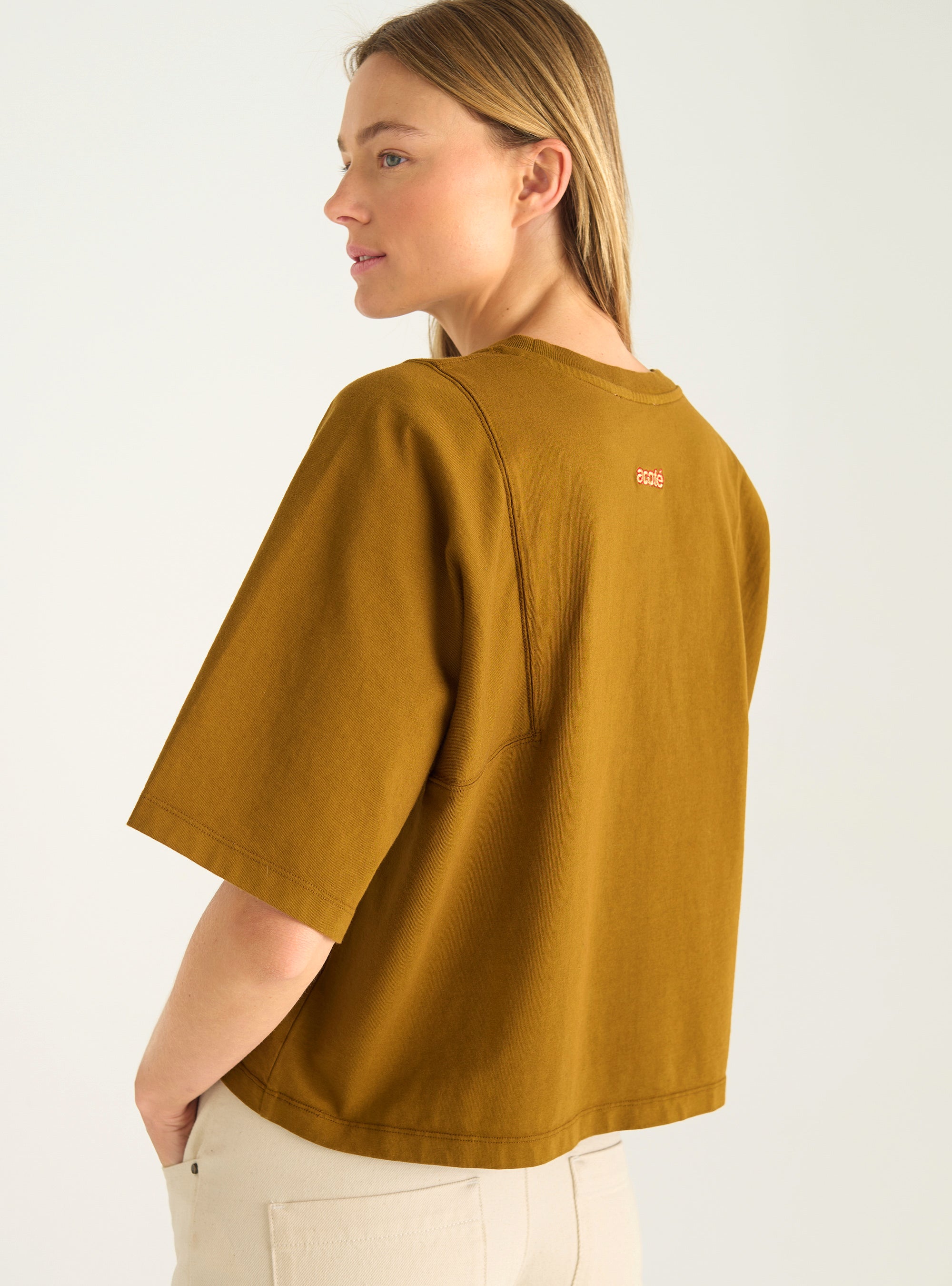 T-shirt boxy en coton bio
