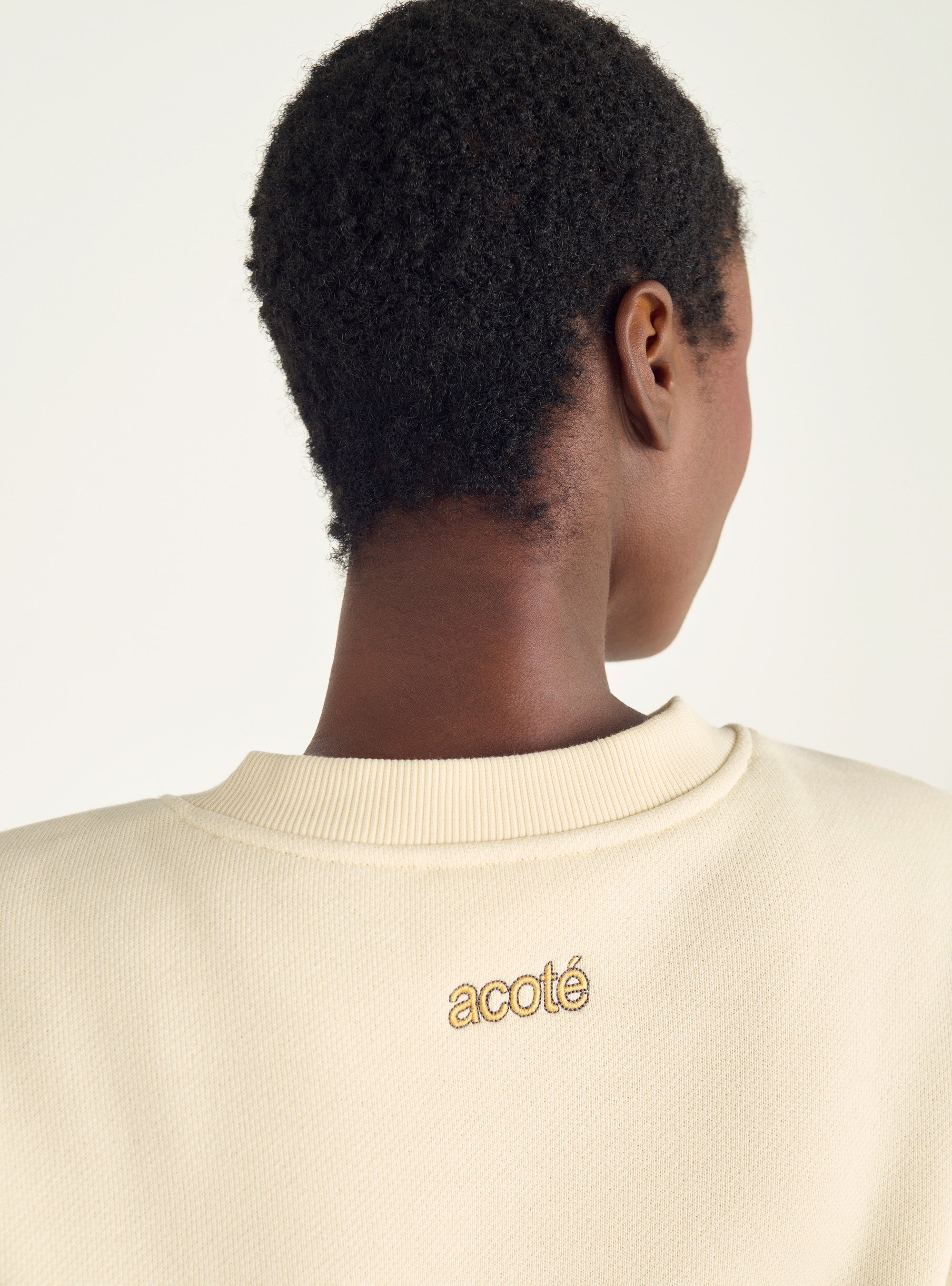 Brushed fleece sweatshirt