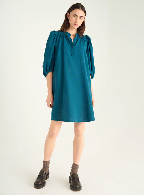 Short gathered dress