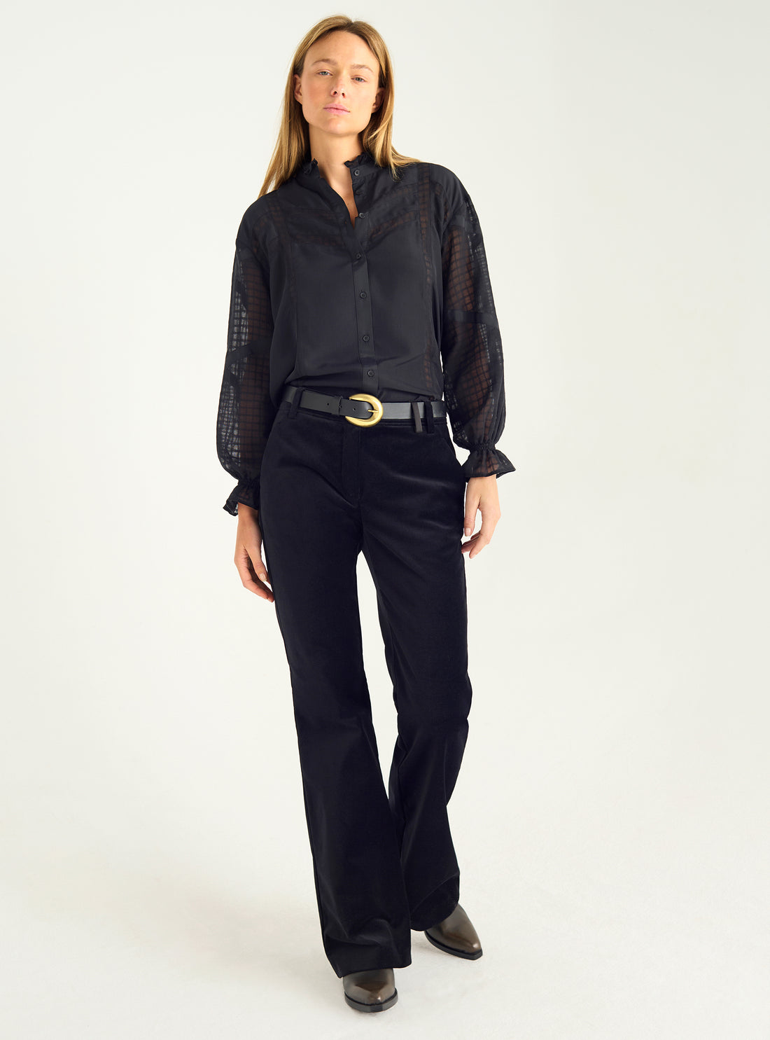 Loose shirt in responsible cotton