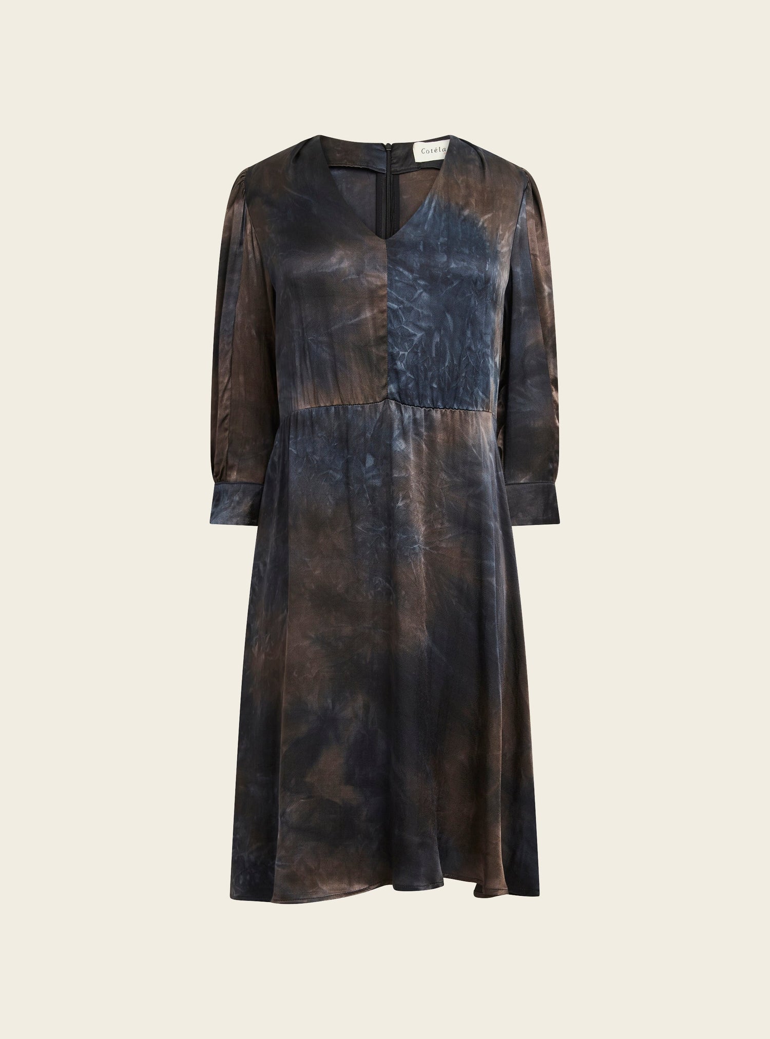 Robe courte imprimée acoté 