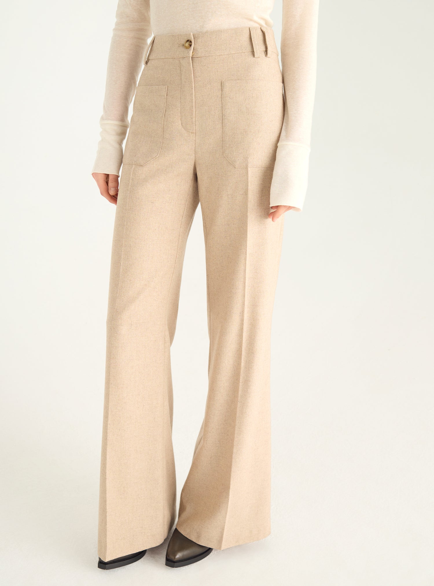Pantalon taille haute 70&