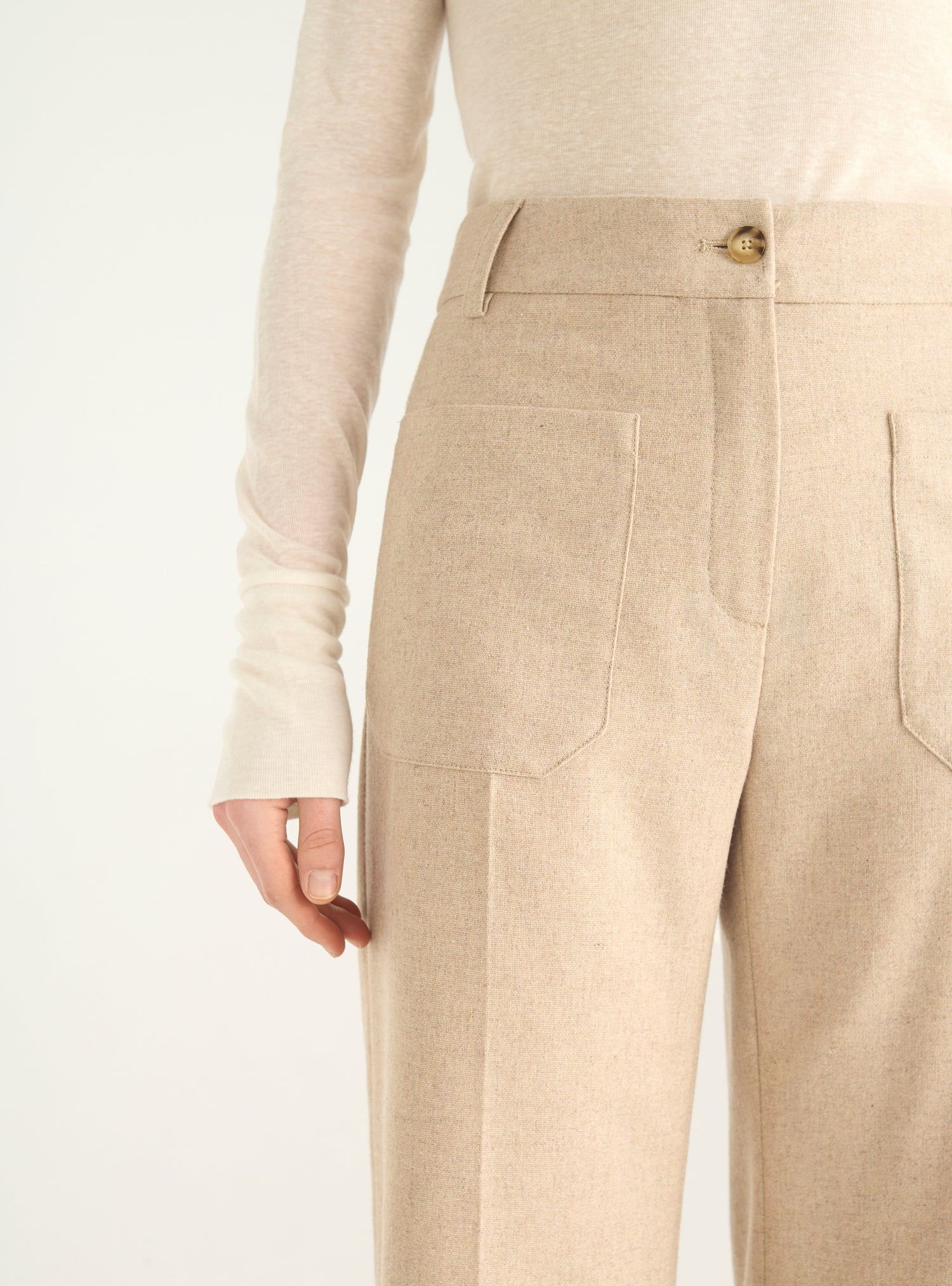 Pantalon taille haute 70&