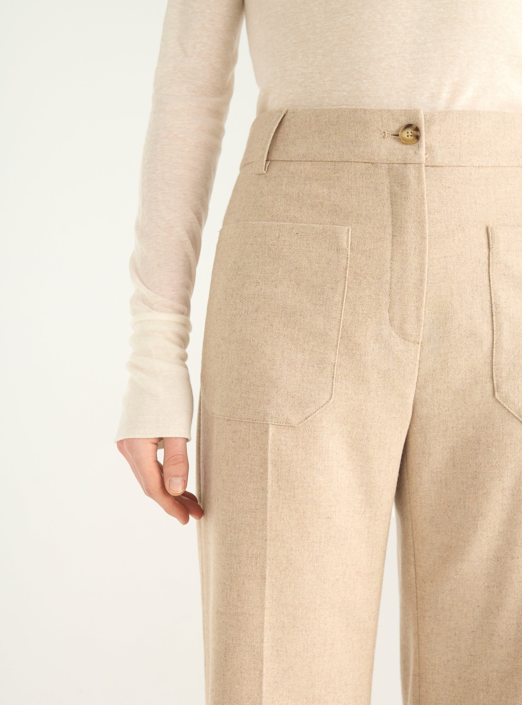Pantalon taille haute 70&