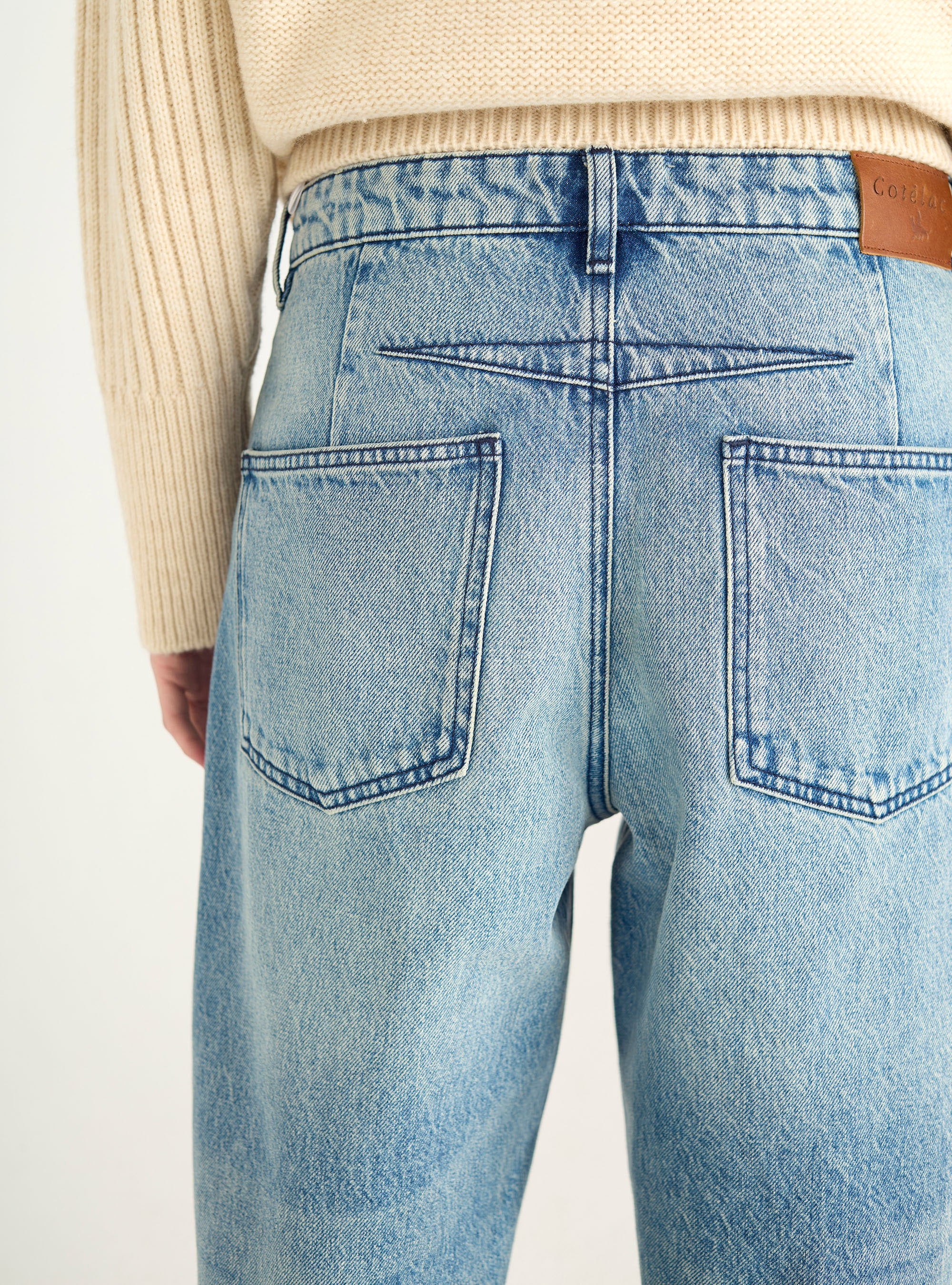 Jean denim droit
