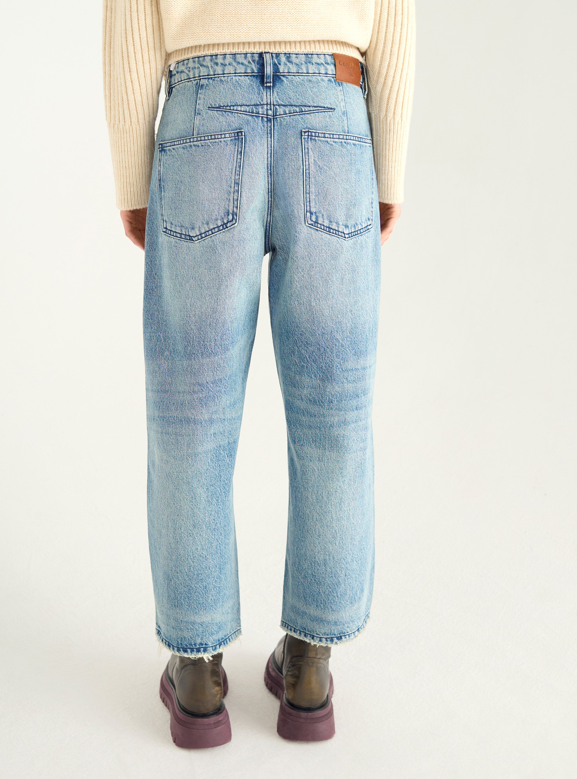 Jean denim droit