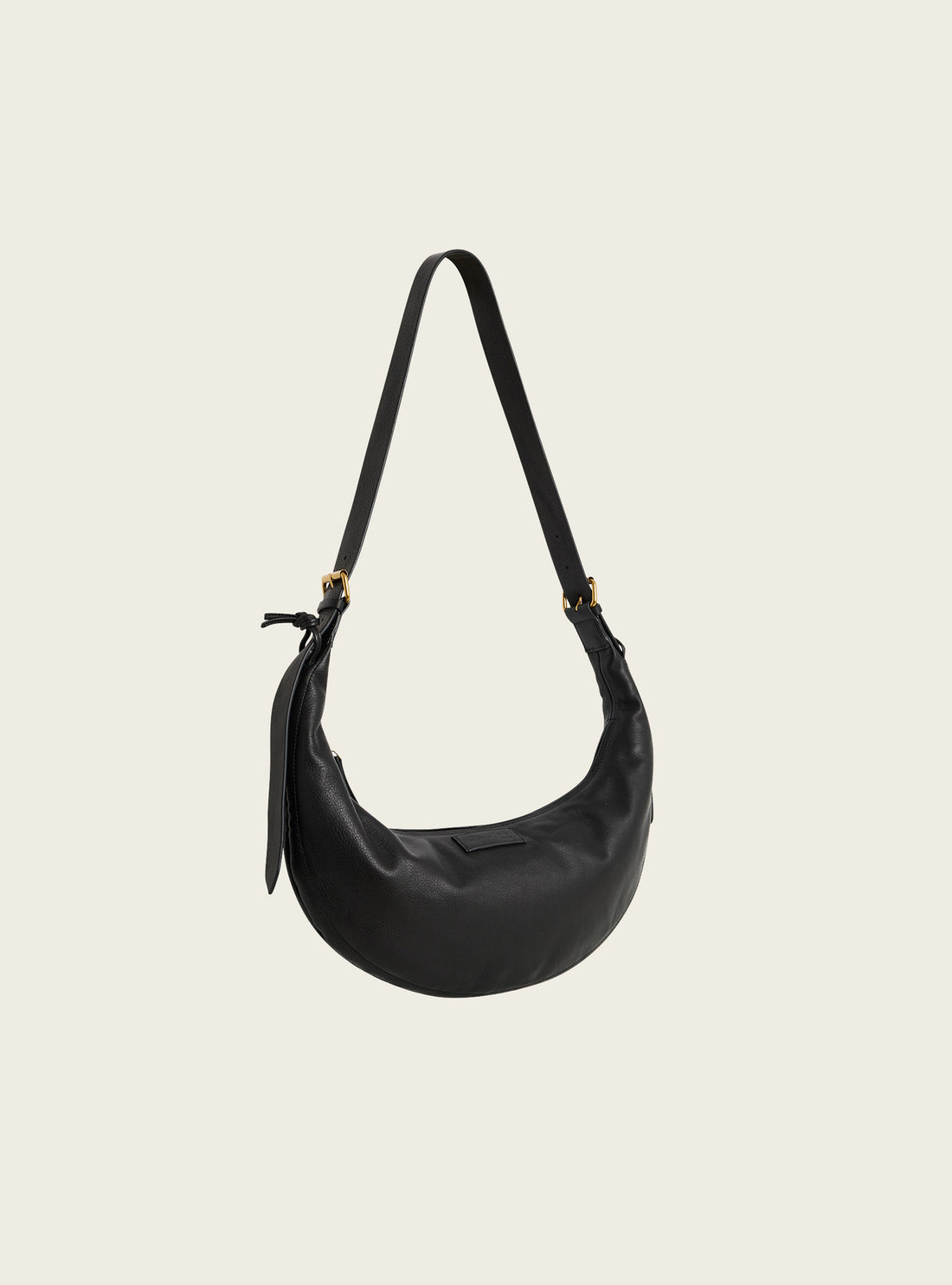 Oiled leather fanny pack