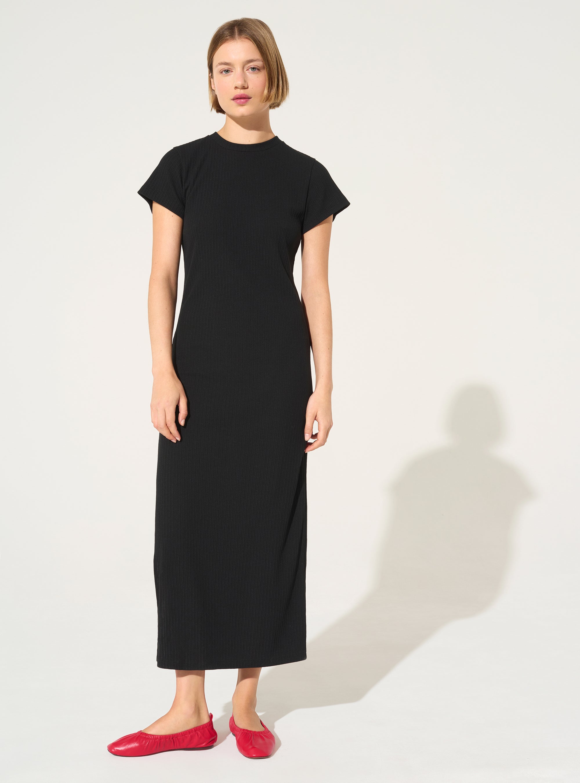 Black cotton dress