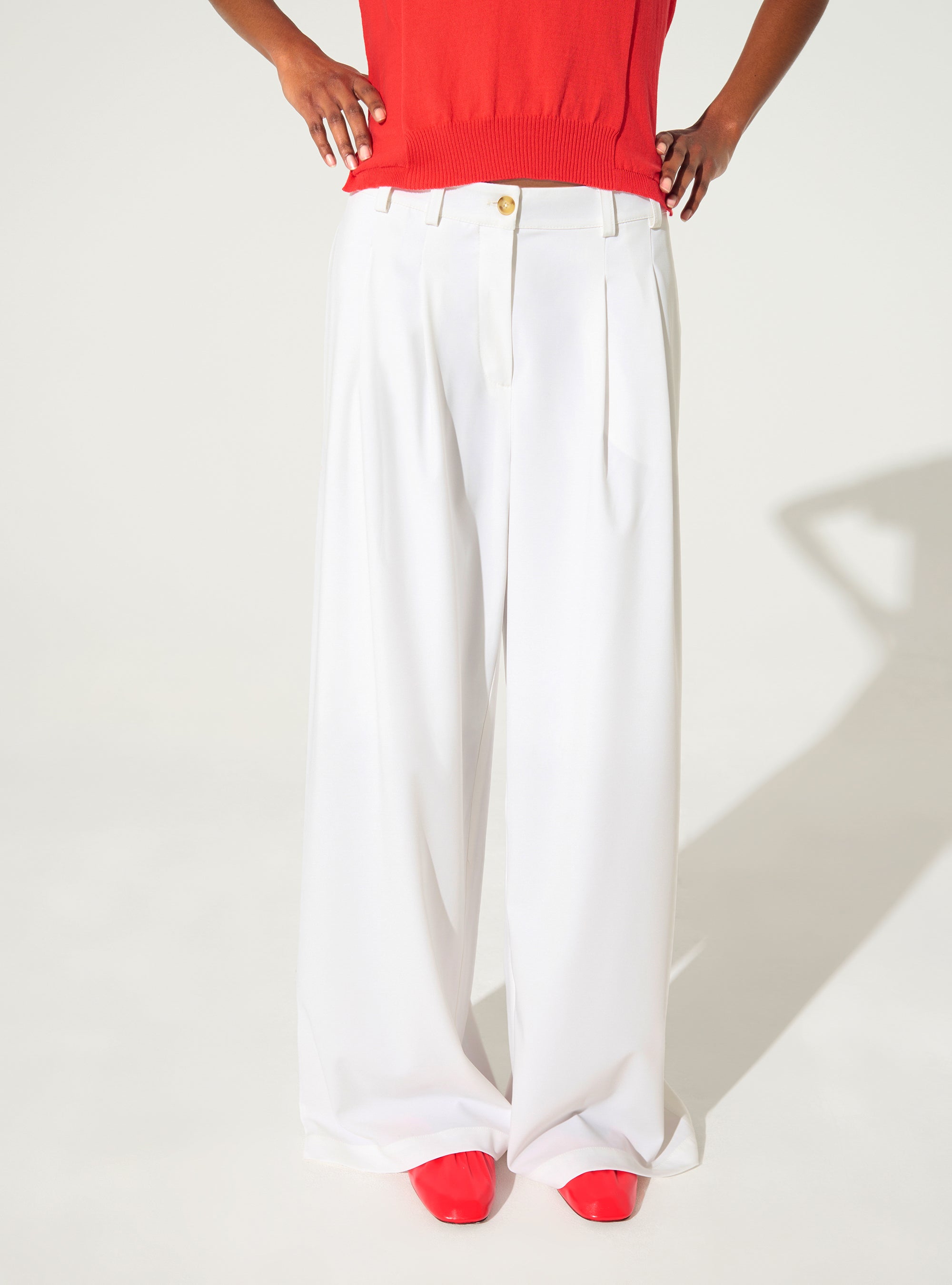 White trousers