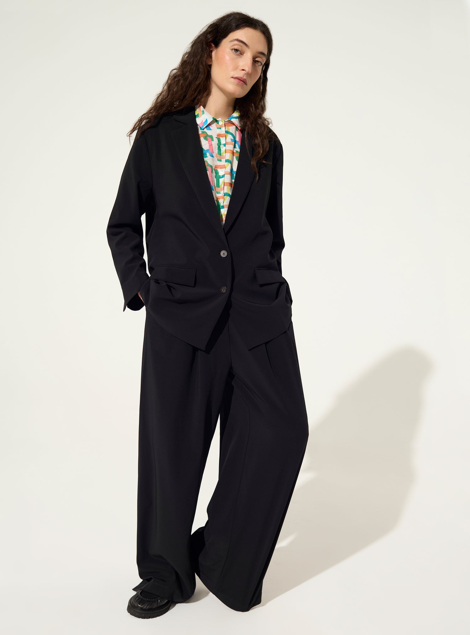 Black oversized jacket