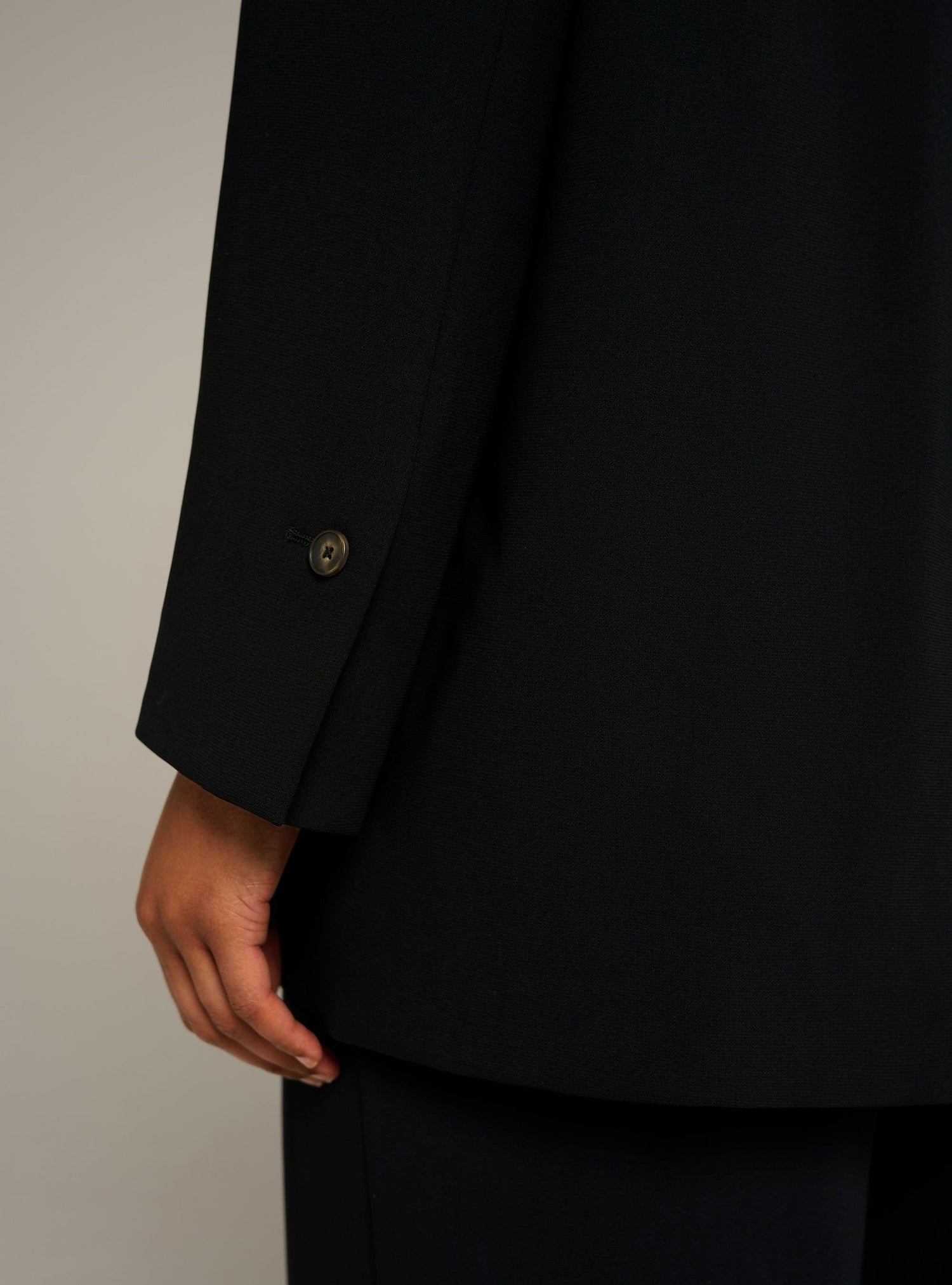Cotélac acoté veste tailleur oversize manches longues