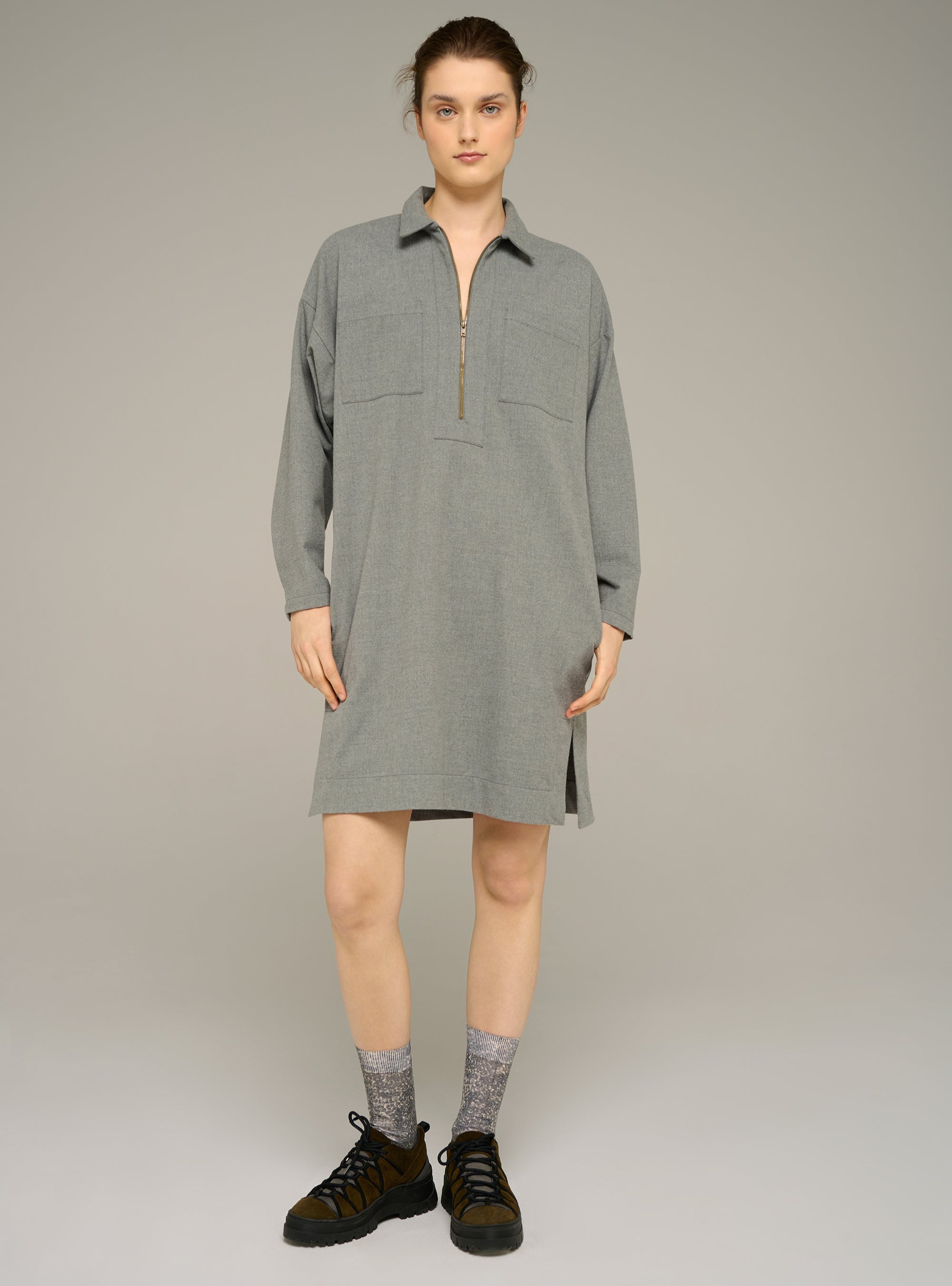 Cotélac acoté robe polo manches longues