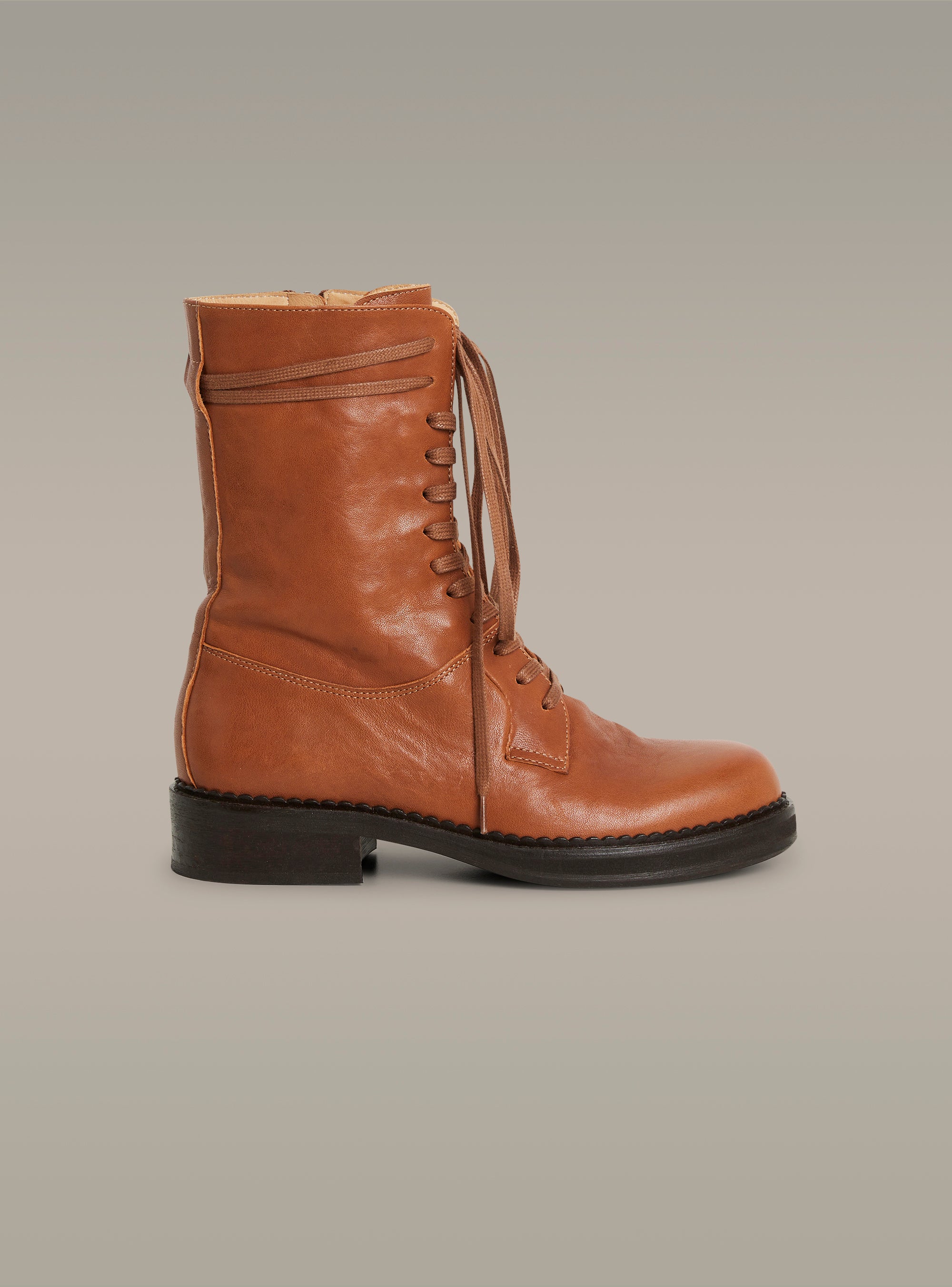 Bottines en cuir