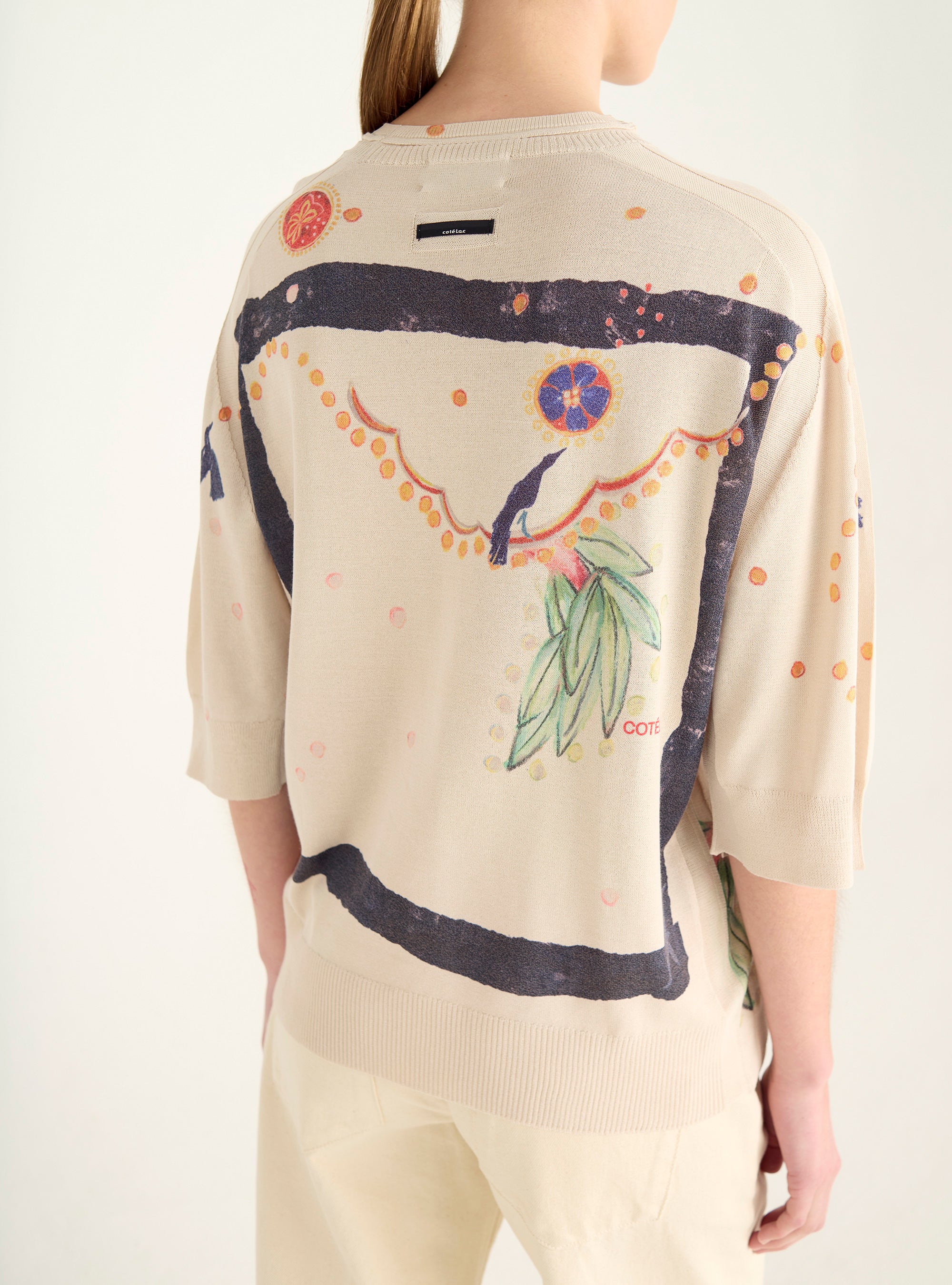 3/4 sleeve sweater