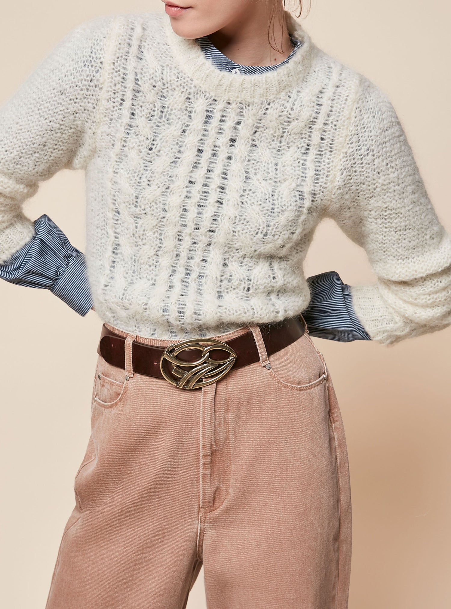 Vegetable Dye Straight Jeans