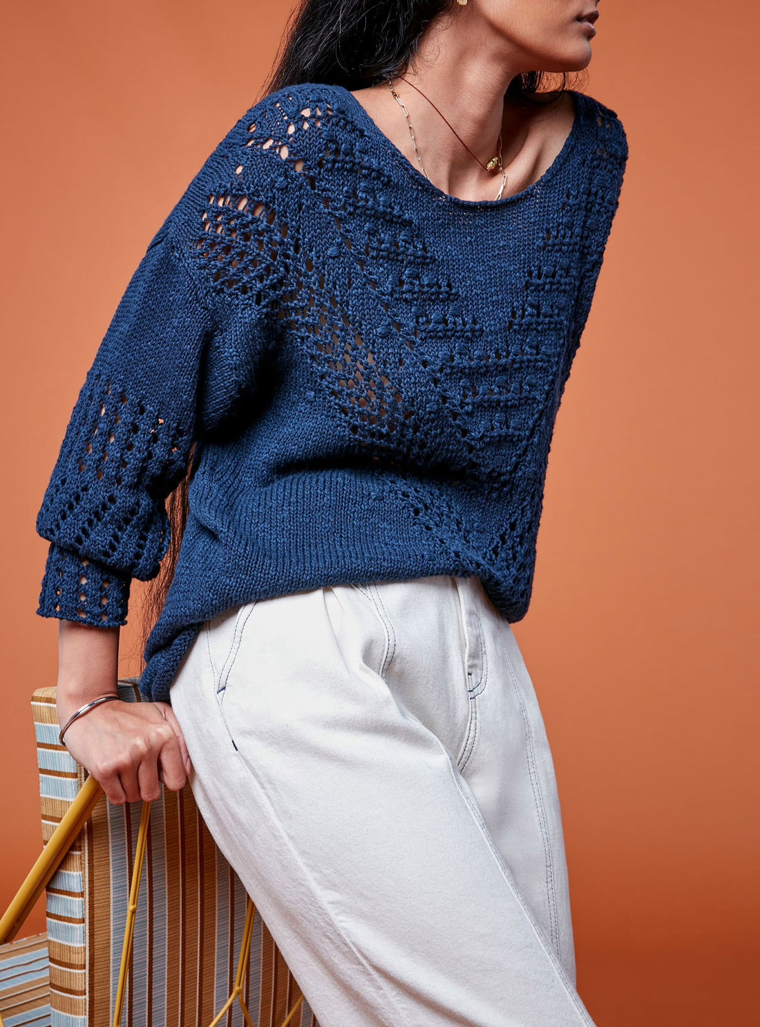 Lace Spirit Long Sleeve Sweater