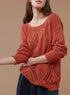 Long Boat Neck Sweater