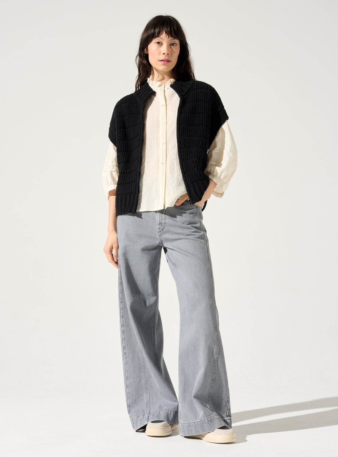 Cardigan Sans Manche
