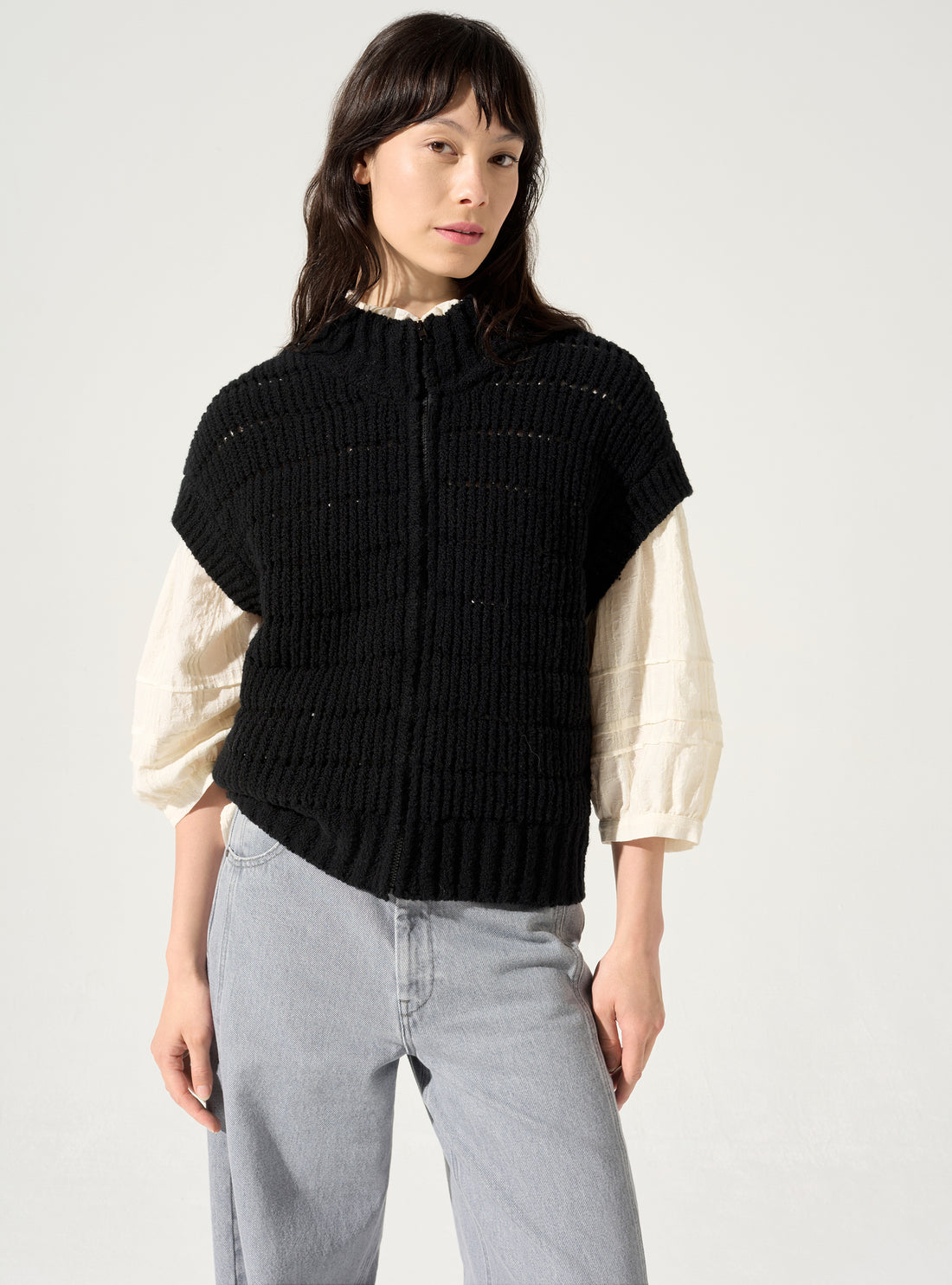 Cardigan Sans Manche