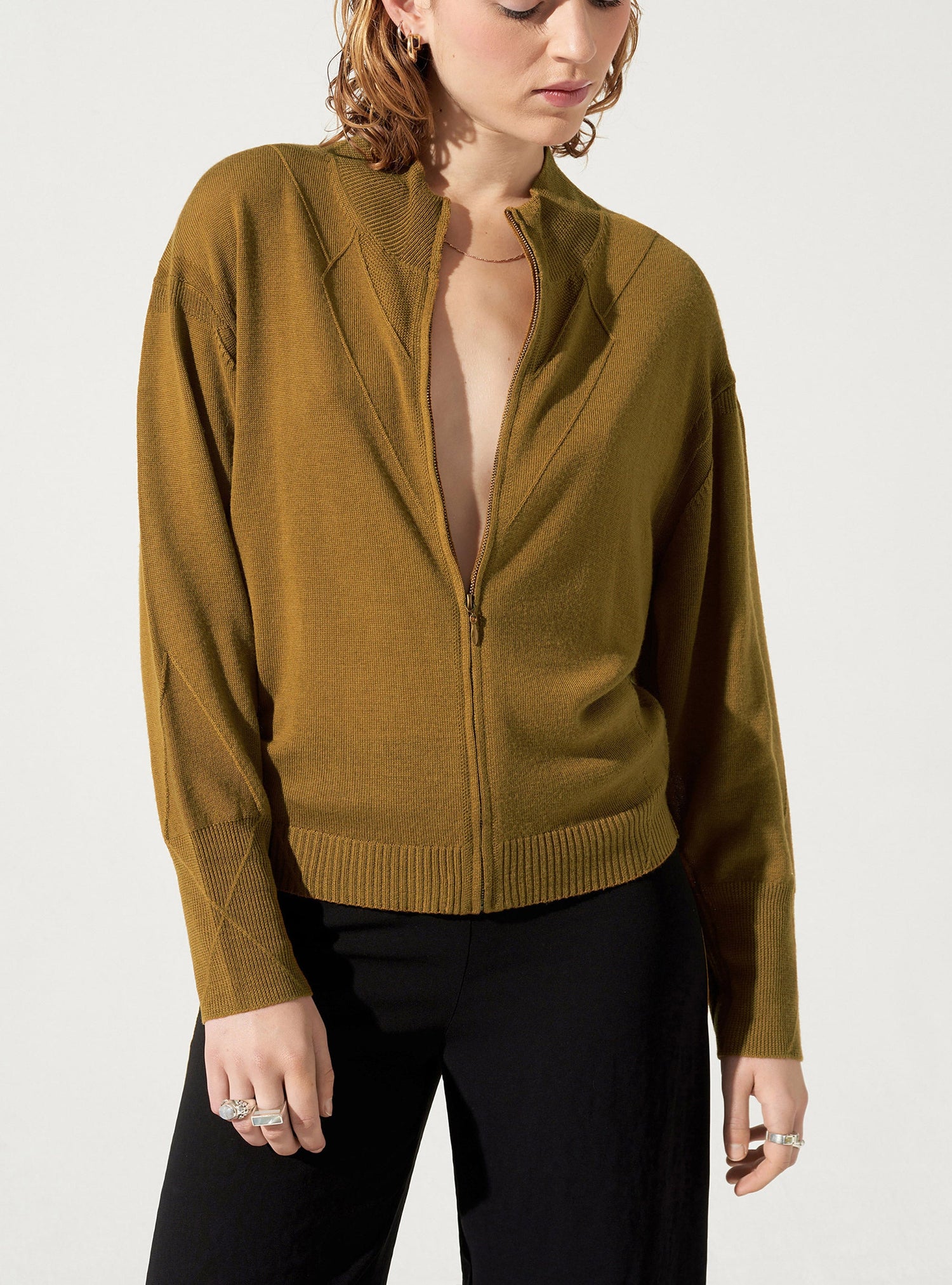Cardigan Zippé
