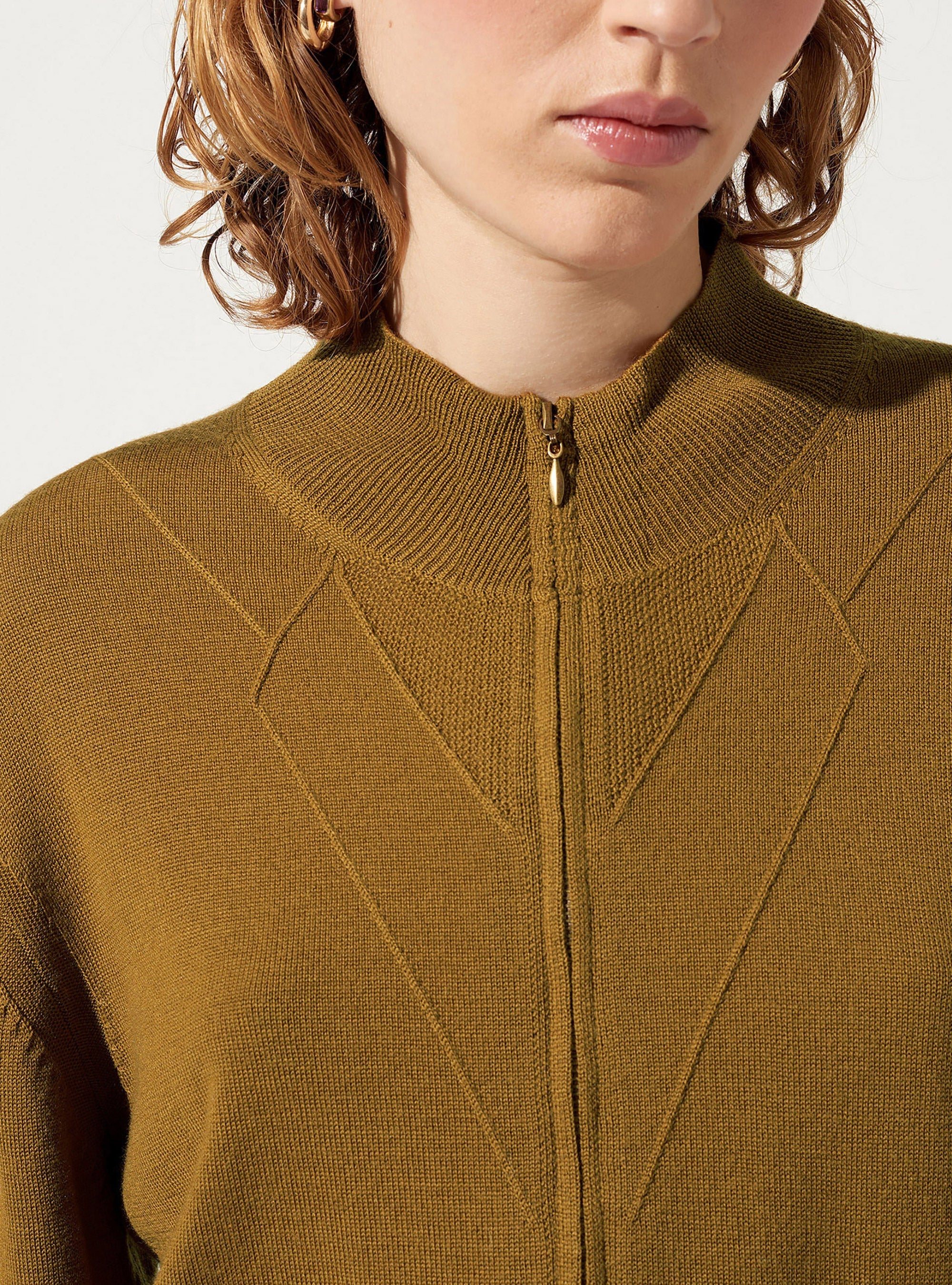 Cardigan Zippé