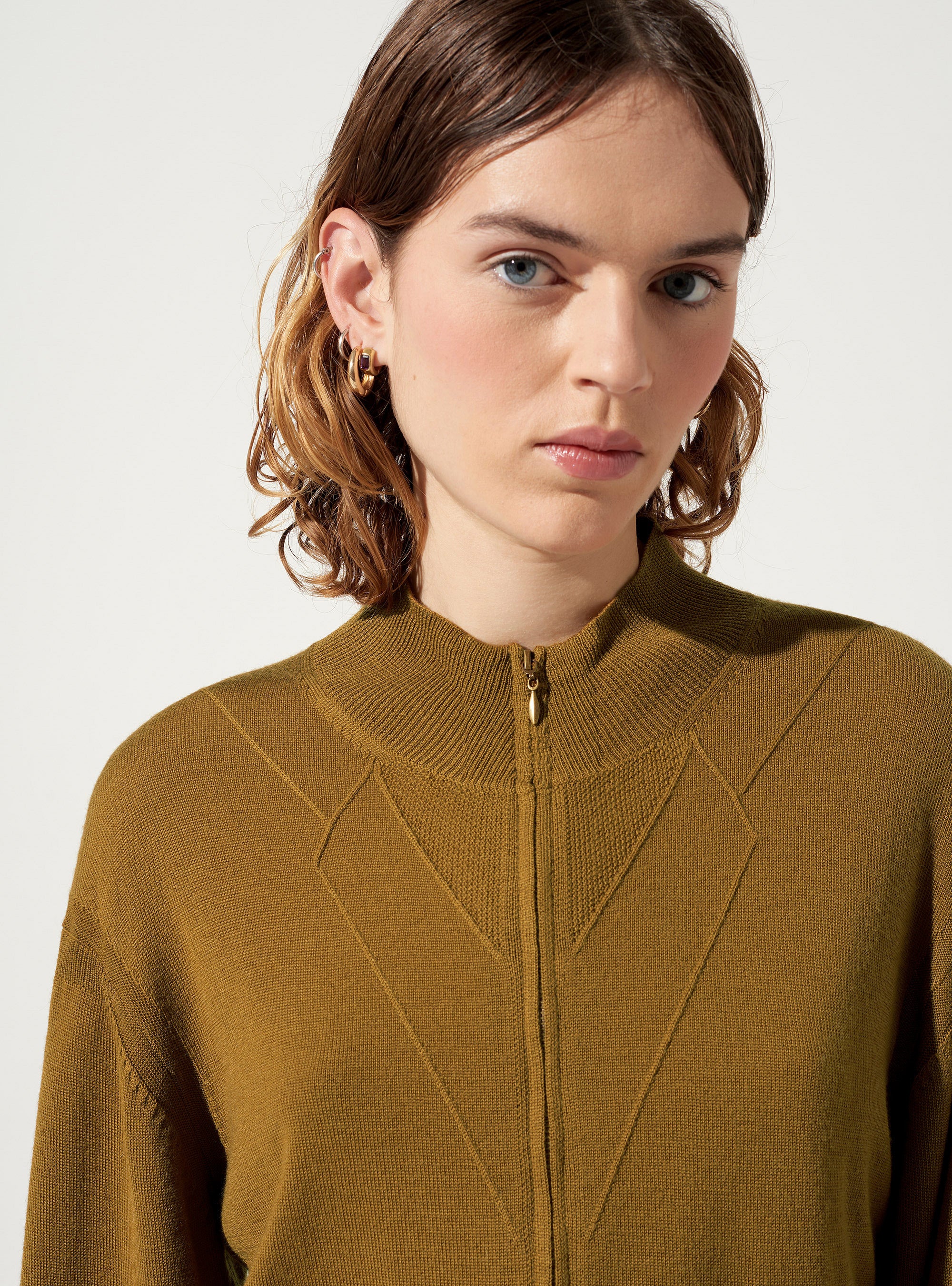 Cardigan Zippé