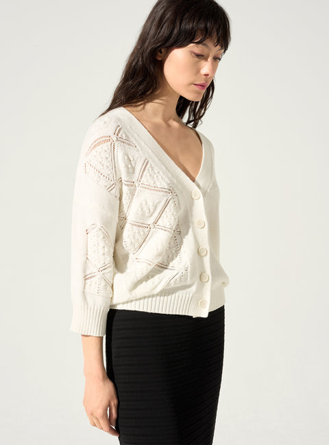 Cardigan en Crochet