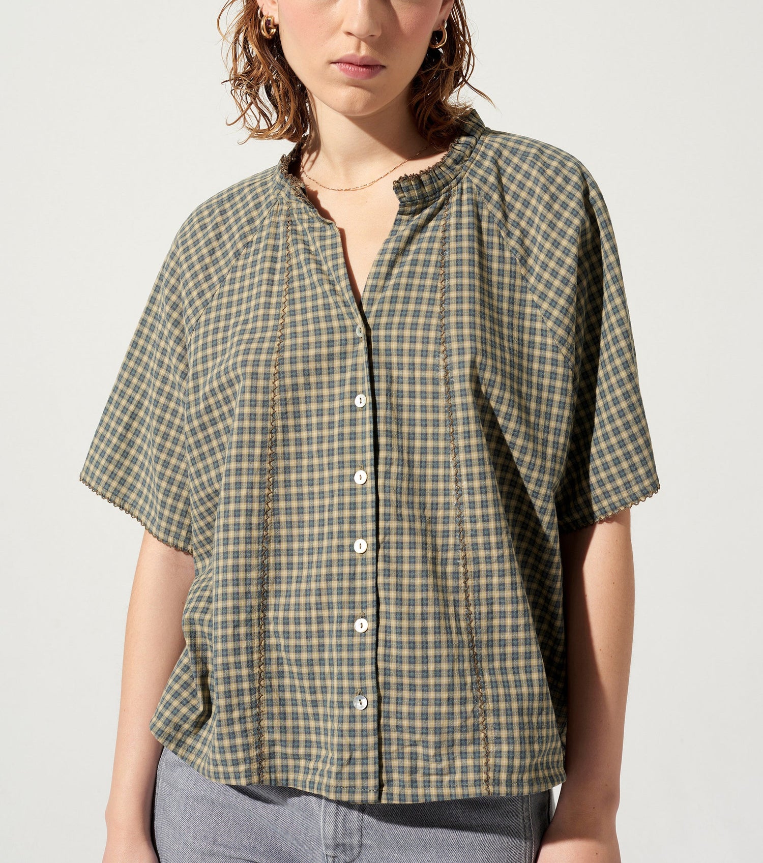Chemise À Carreaux