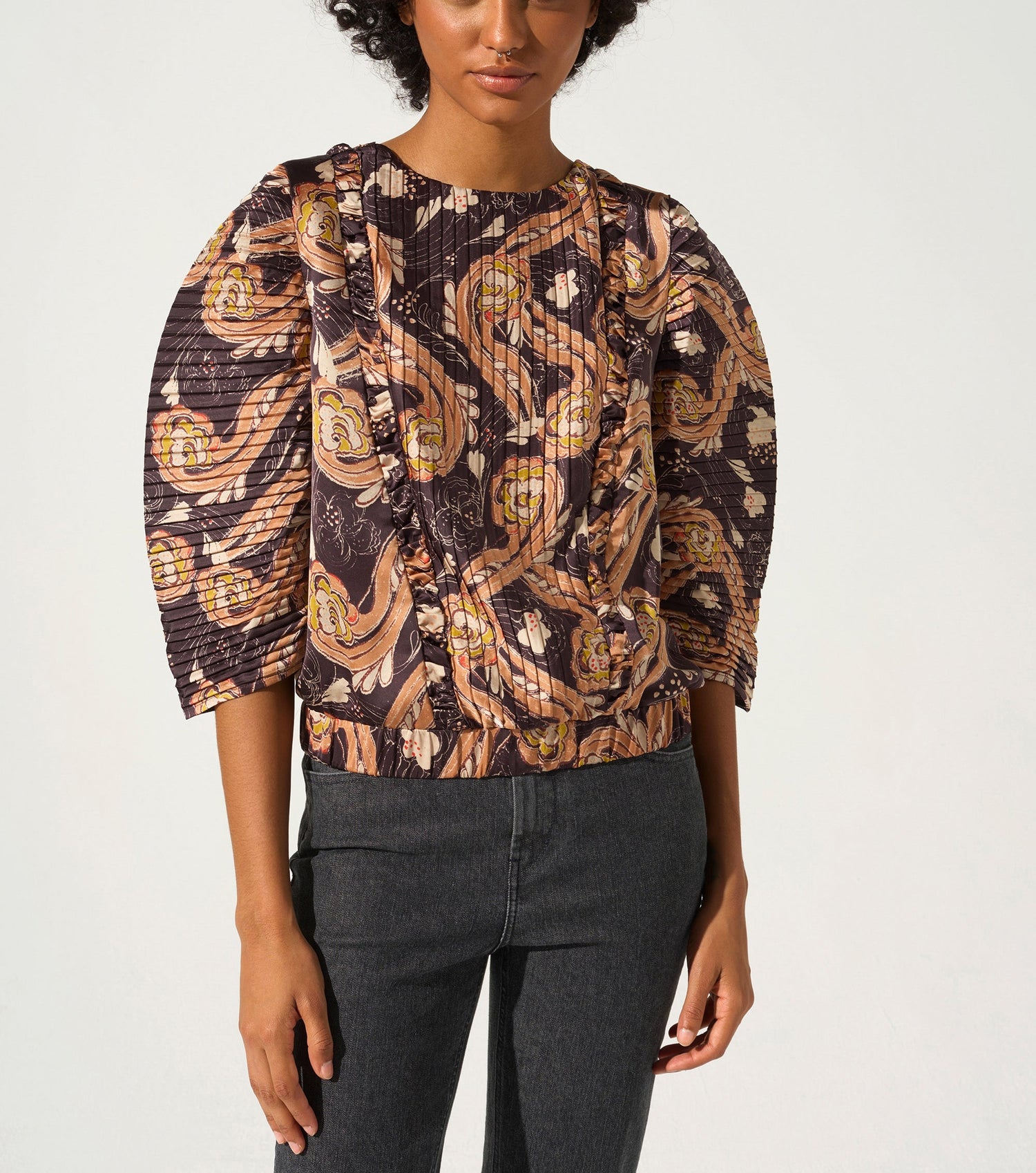 Blouse À Manches Ballons